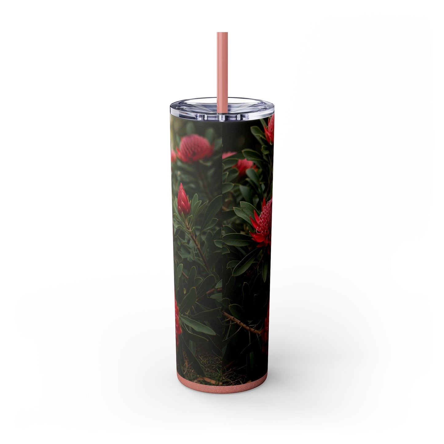 Australian Terrier Skinny Tumbler with Straw, 20oz