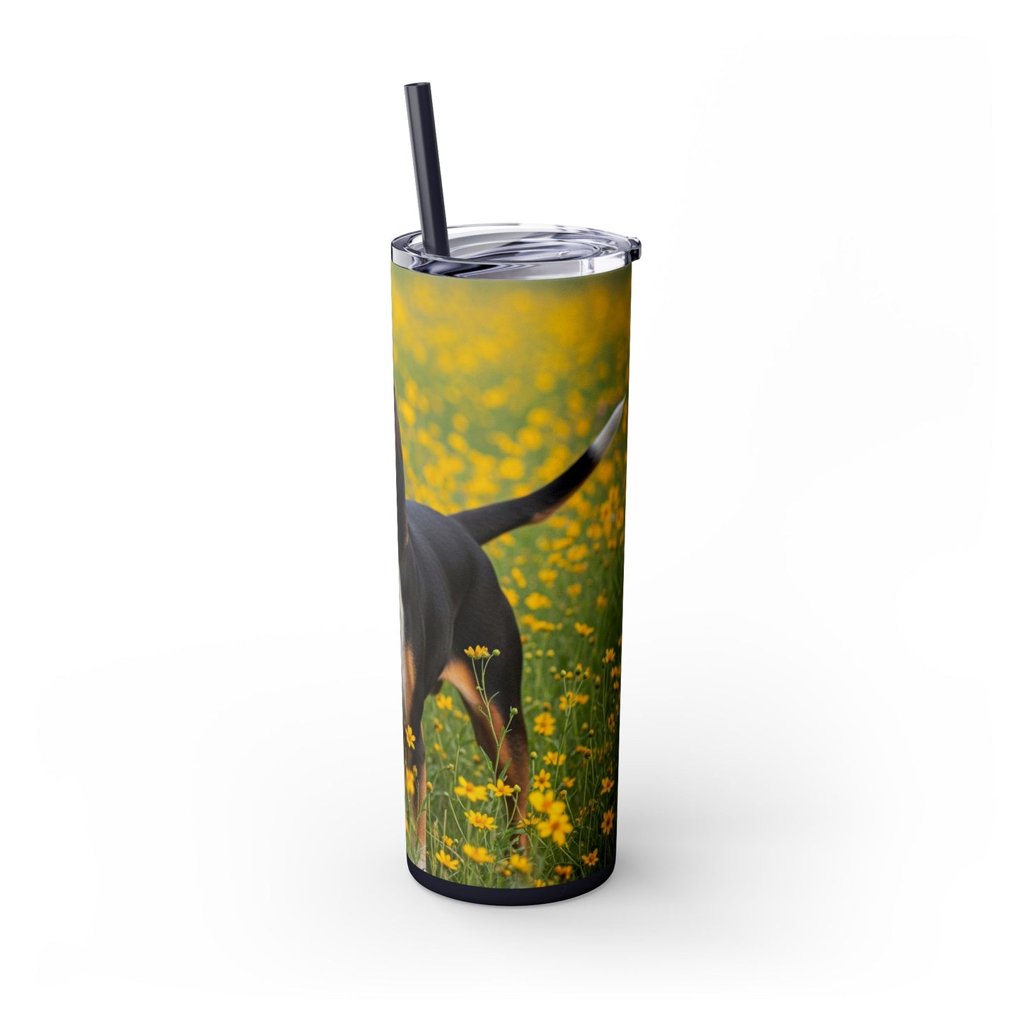 American English Coonhound Tumbler with Straw, 20oz