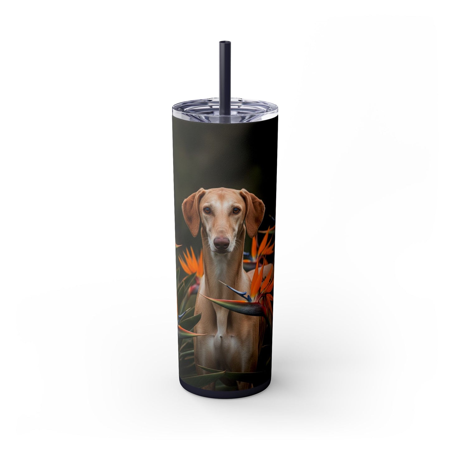 Azawakh Tumbler with Straw, 20oz