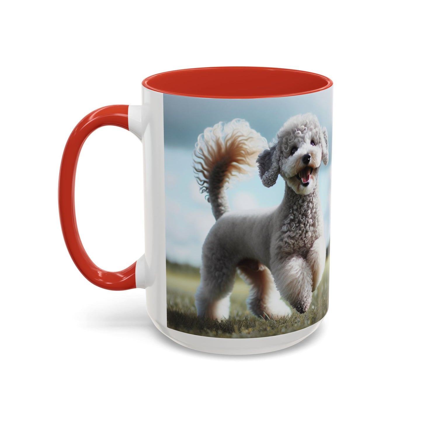Bedlington Terrier Accent Coffee Mug - Perfect Gift for Dog Lovers