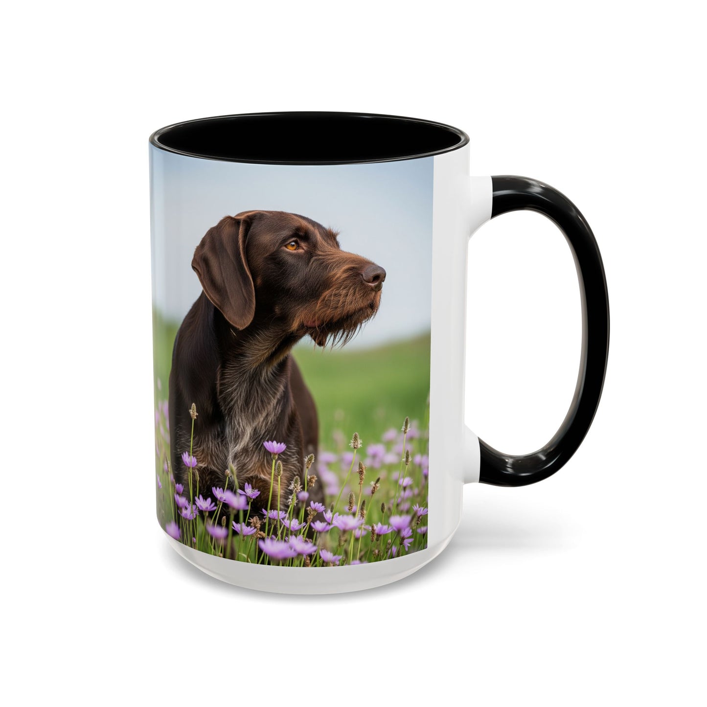 German Wirehaired Pointer Accent Coffee Mug - Perfect Gift for Dog Lovers