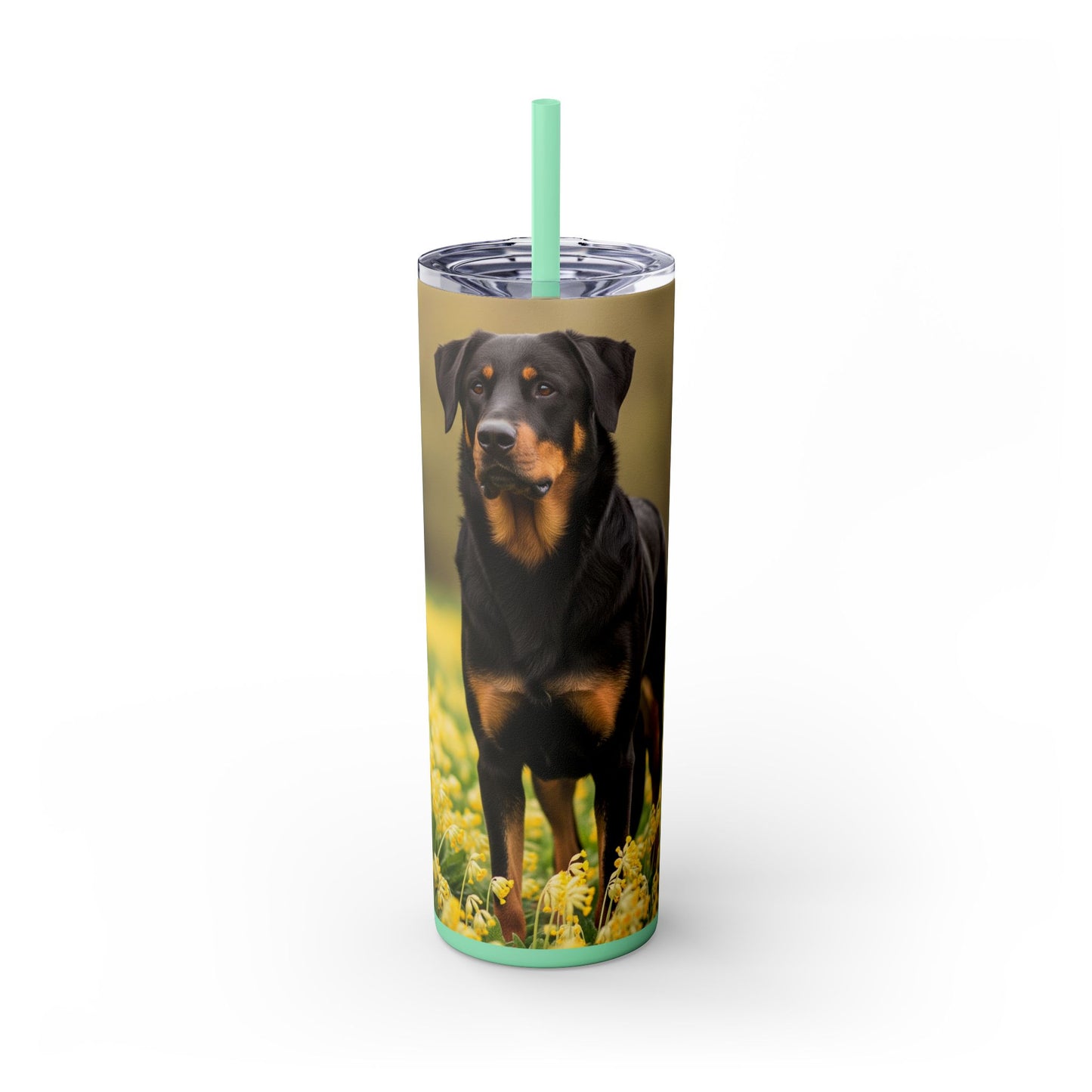 Beauceron Tumbler with Straw, 20oz