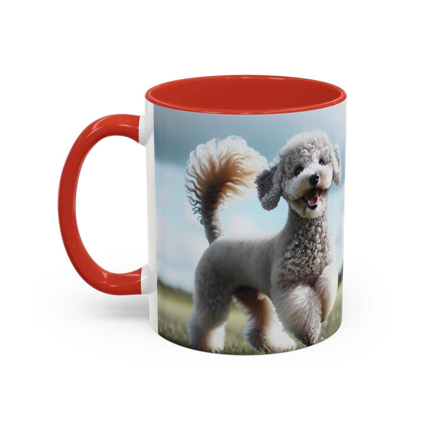 Bedlington Terrier Accent Coffee Mug - Perfect Gift for Dog Lovers