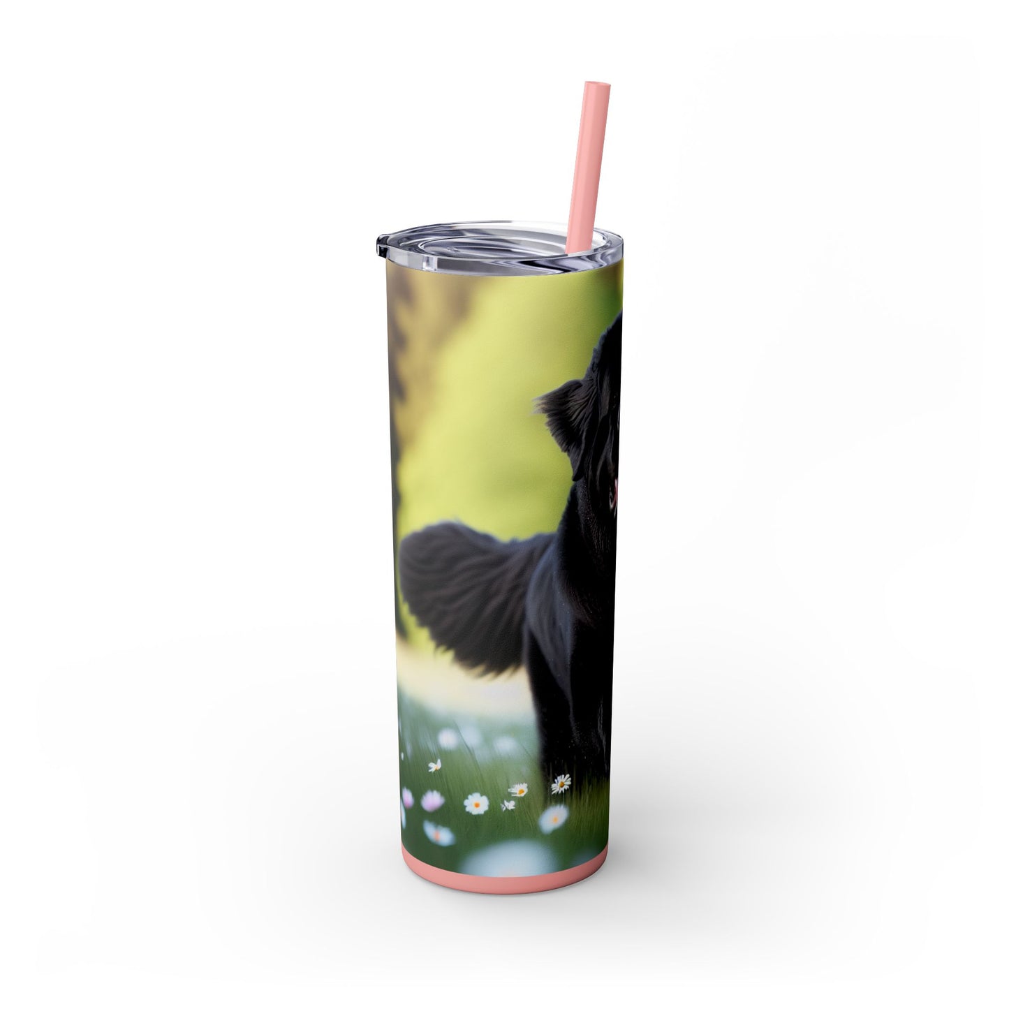 Newfoundland Skinny Tumbler with Straw, 20oz