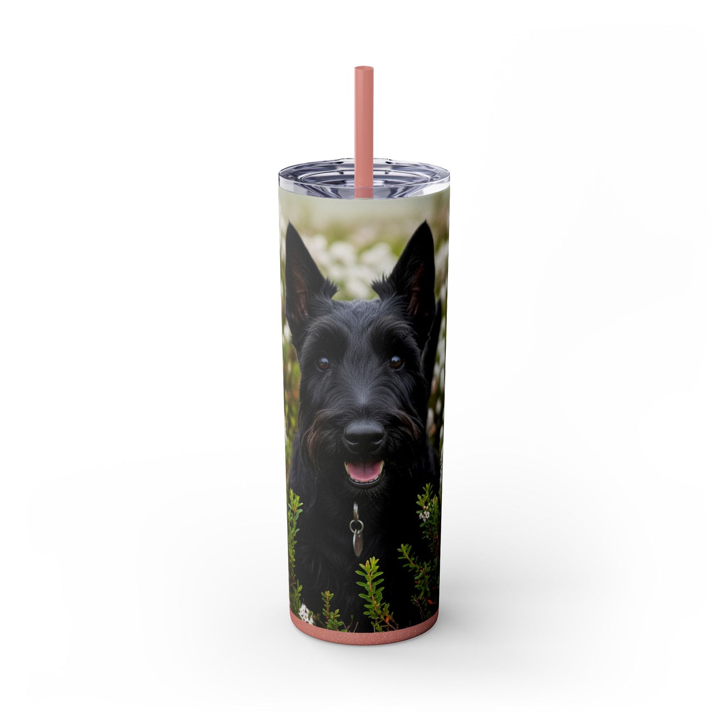 Scottish Terrier Tumbler with Straw, 20oz