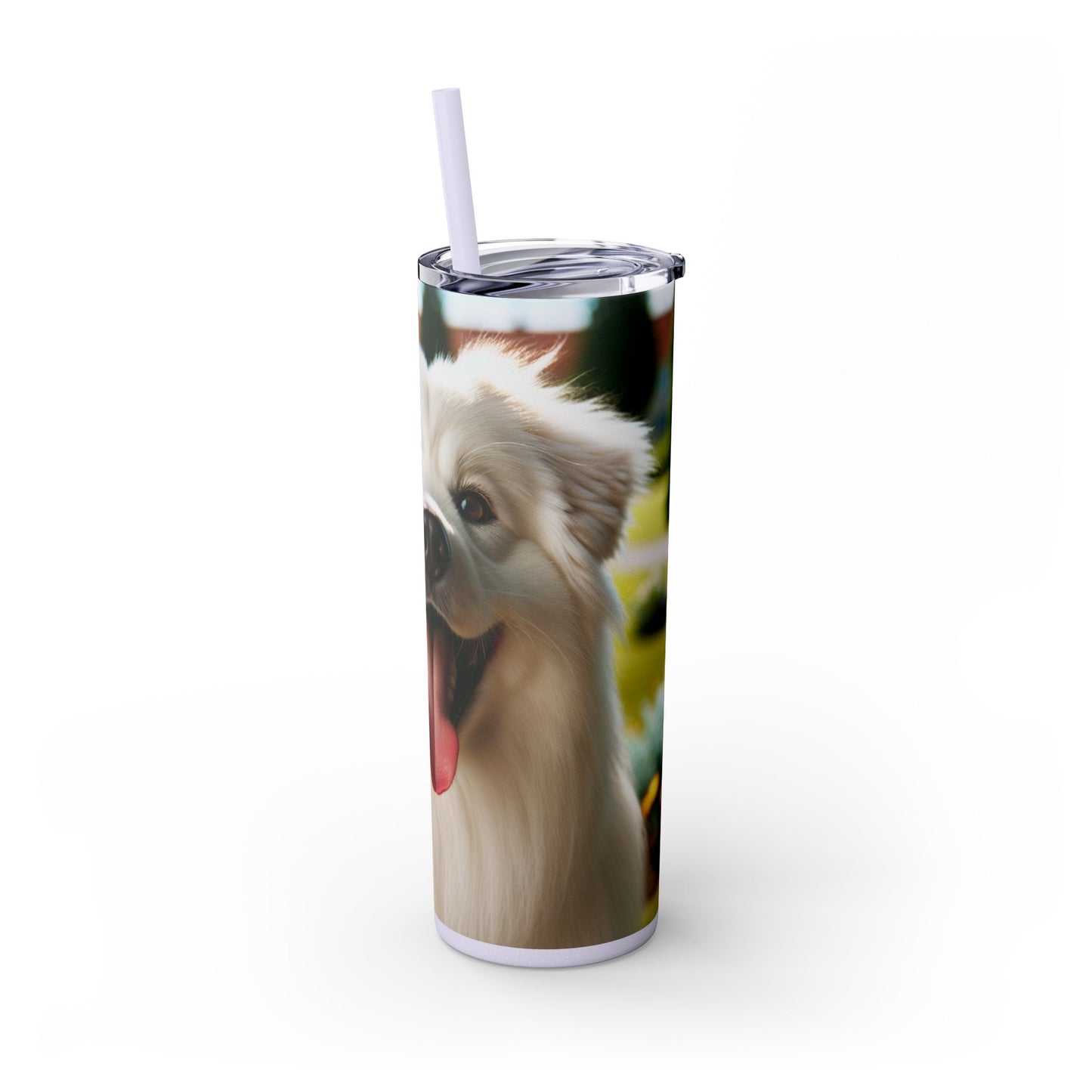Slovensky Cuvac Tumbler with Straw, 20oz