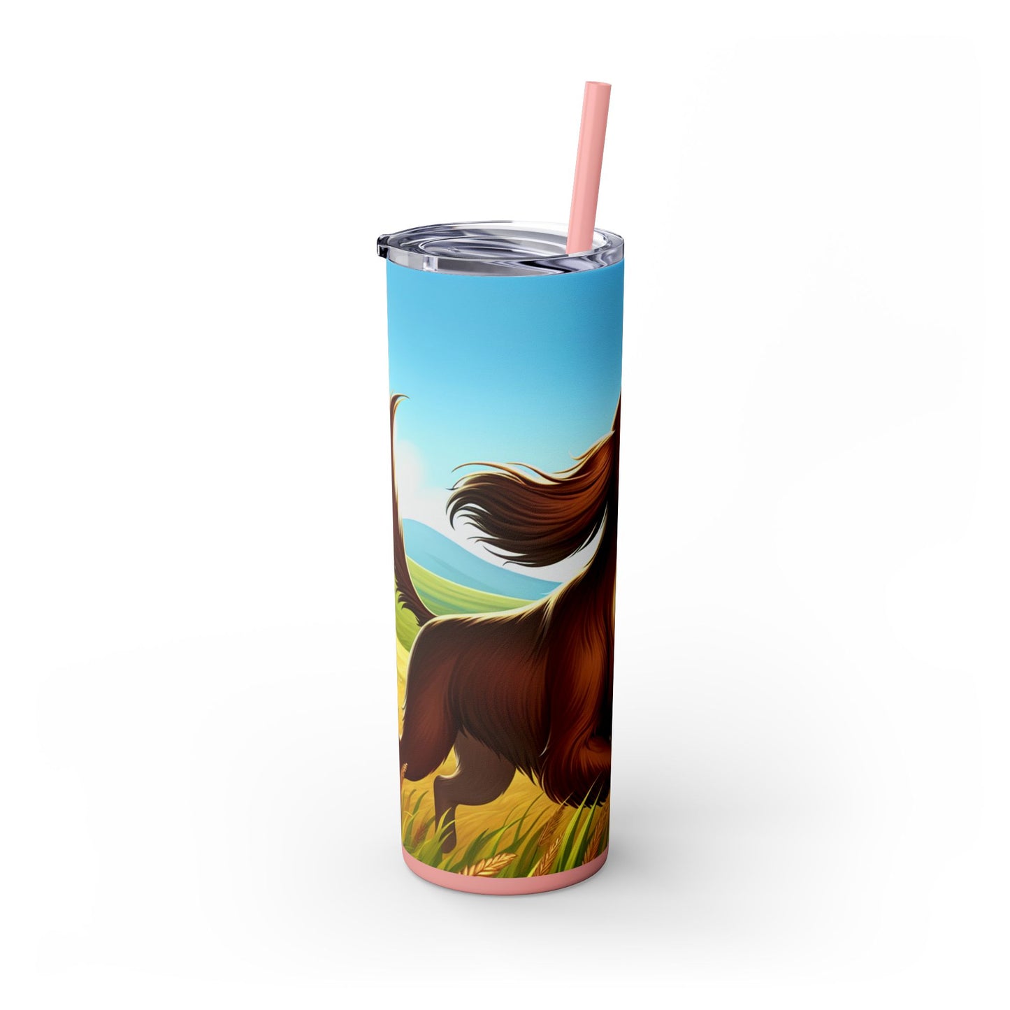 Field Spaniel Tumbler with Straw, 20oz