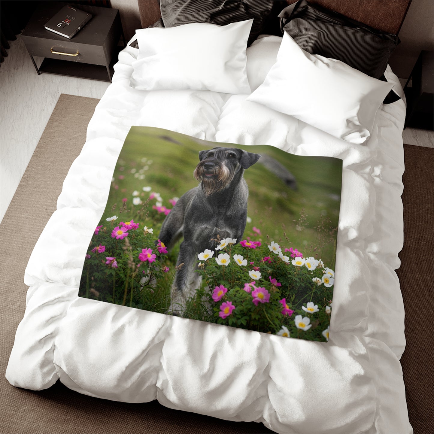 Giant Schnauzer Sweatshirt Blanket