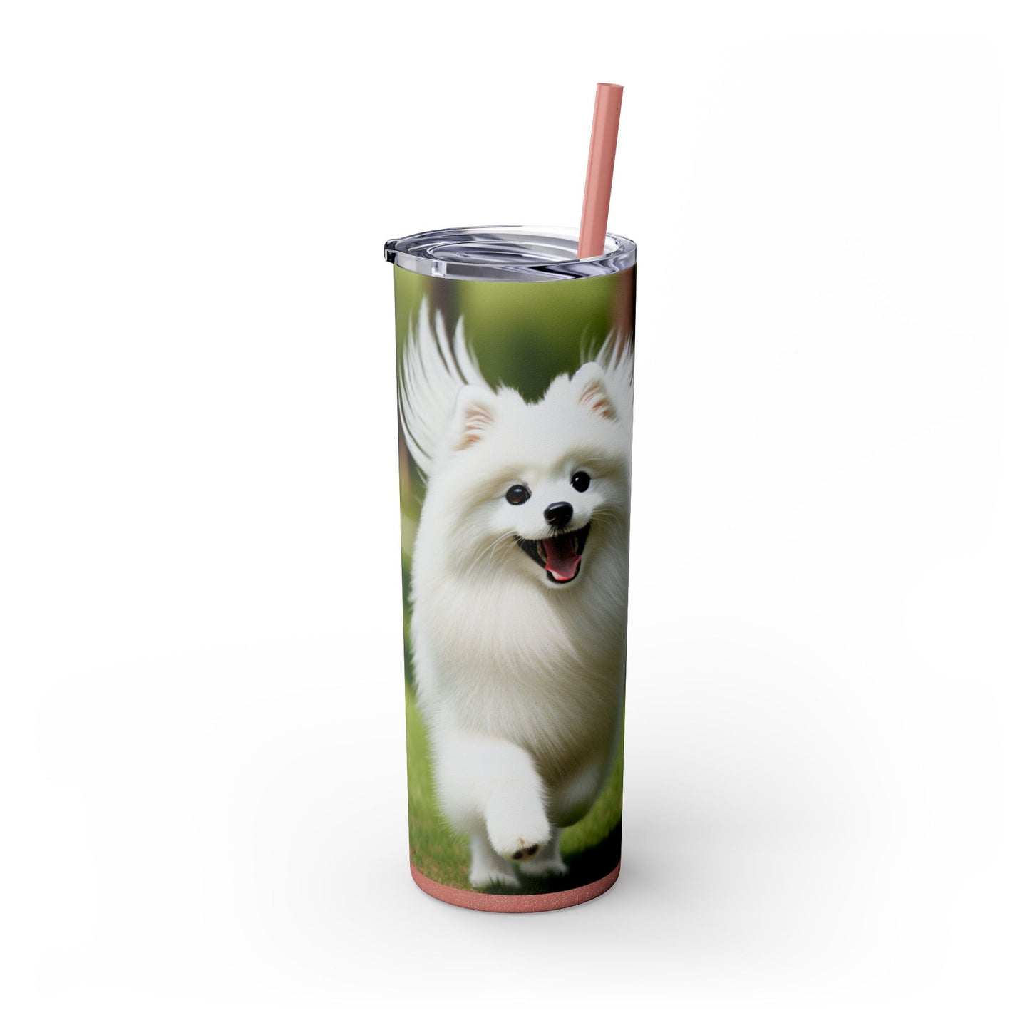 Japanese Spitz Tumbler with Straw, 20oz