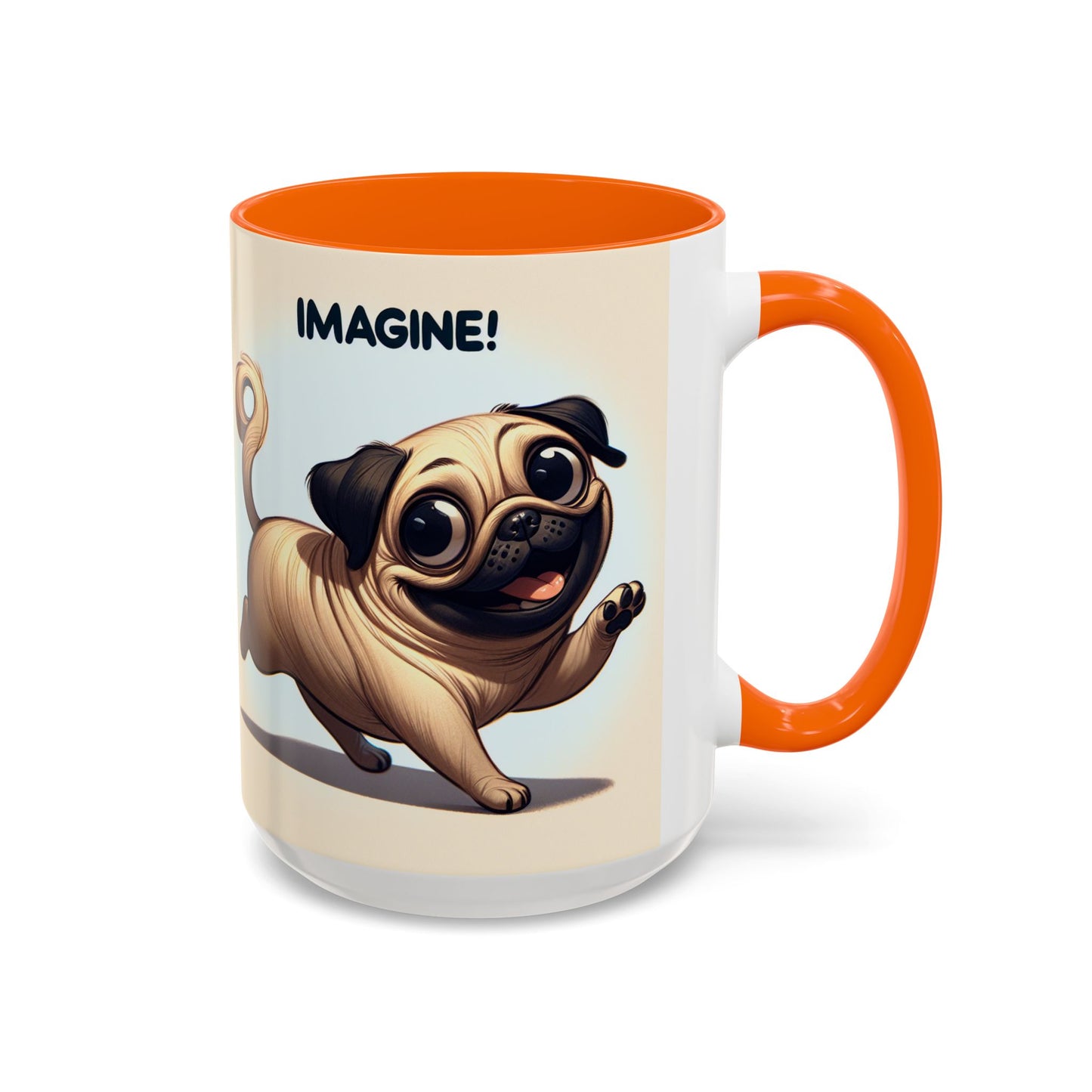 Pug Accent Coffee Mug - Perfect Gift for Dog Lovers