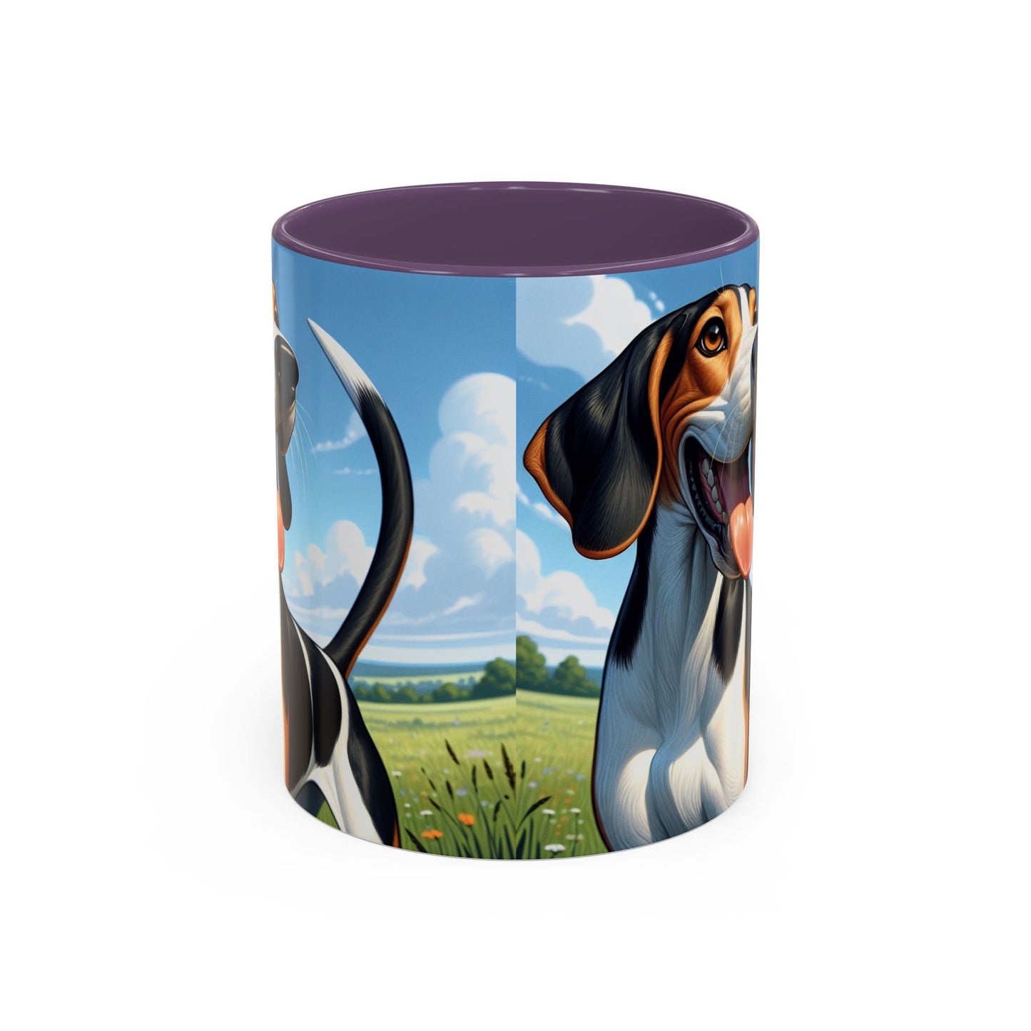 Treeing Walker Coonhound Accent Coffee Mug - Perfect Gift for Dog Lovers
