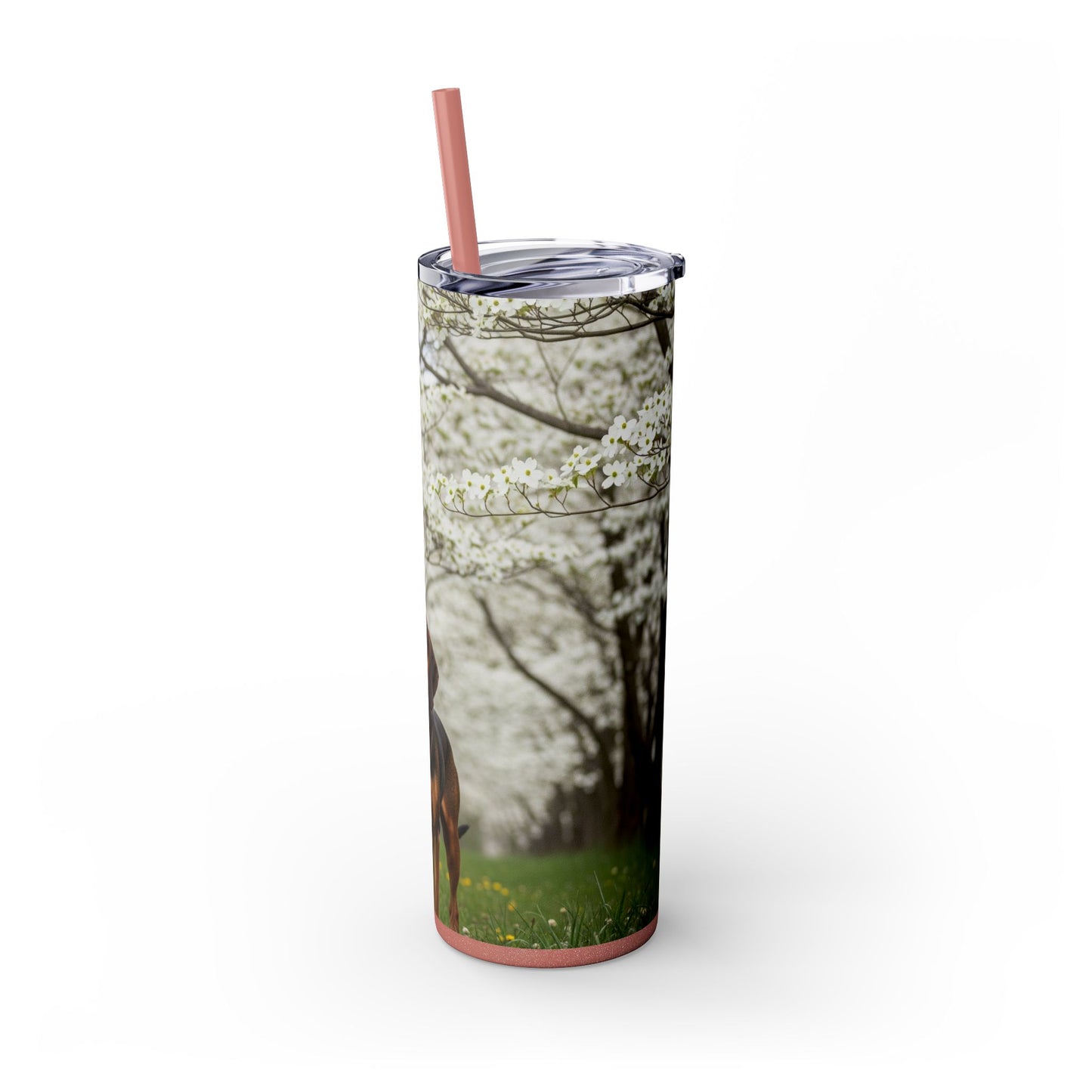 Plott Hound Tumbler with Straw, 20oz