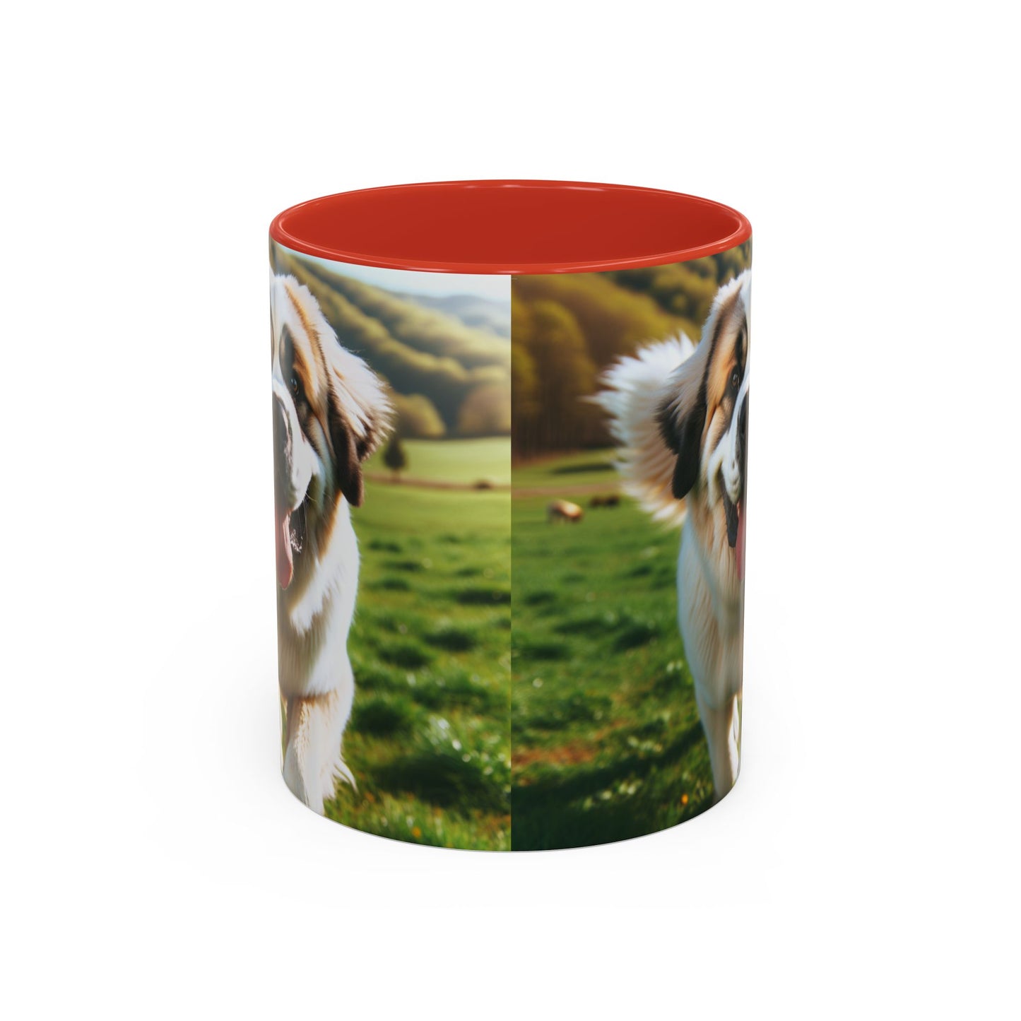 Pyrenean Mastiff Accent Coffee Mug - Perfect Gift for Dog Lovers
