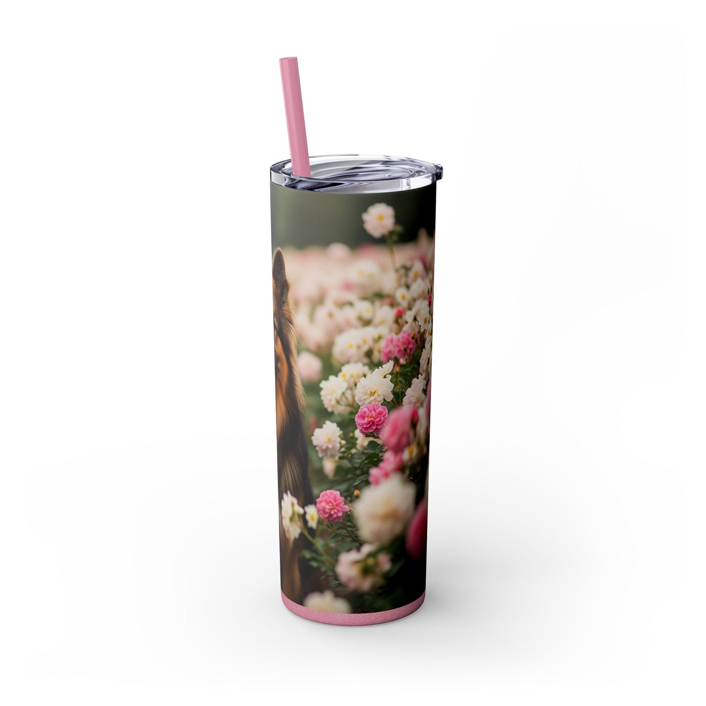 Bohemian Shepherd Tumbler with Straw, 20oz