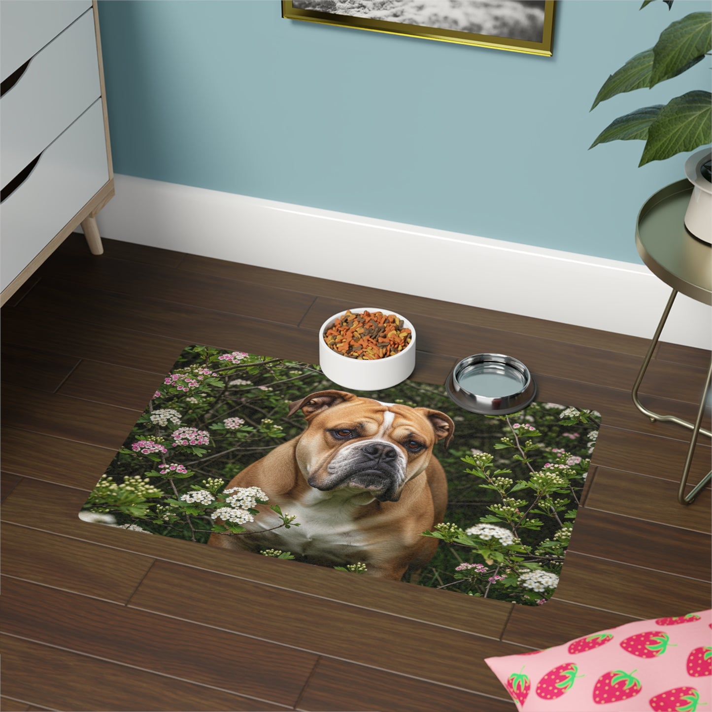 Pet Food Mat (12x18) - Olde English Bulldogge