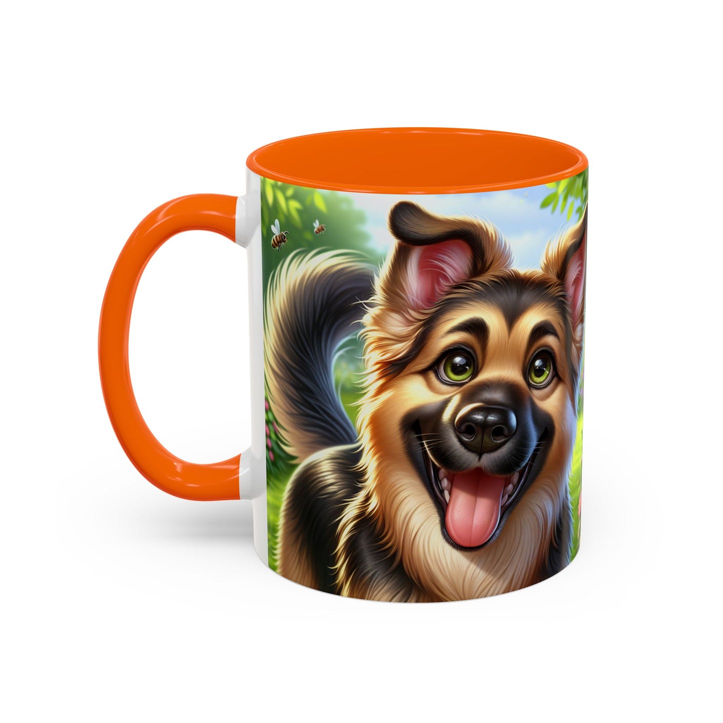 German Shepherd Accent Coffee Mug - Perfect Gift for Dog Lovers