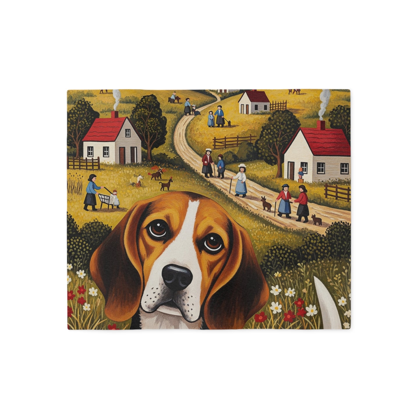 Beagle Sweatshirt Blanket