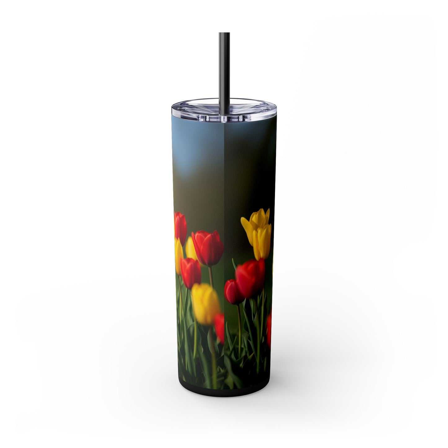 Pumi Skinny Tumbler with Straw, 20oz