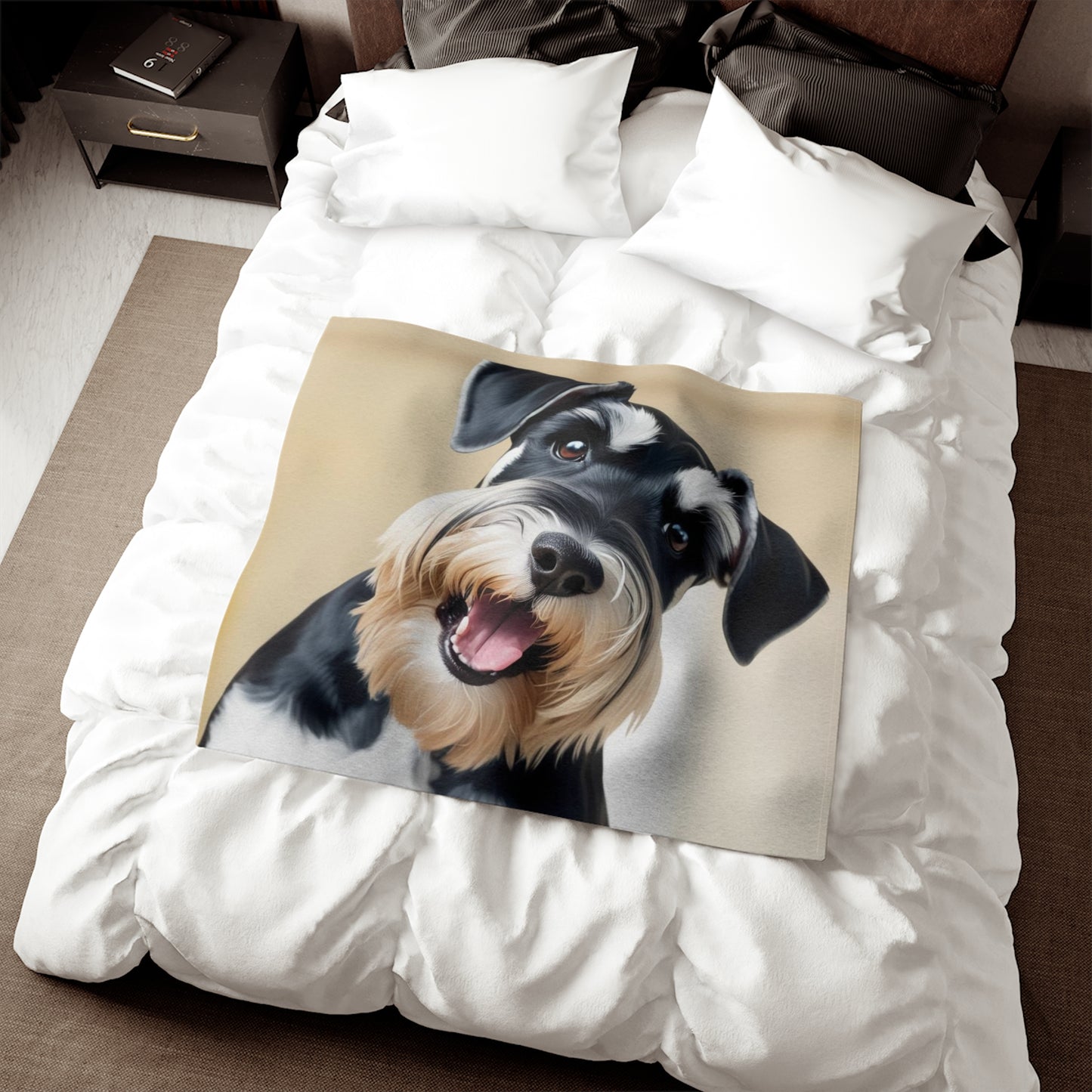 Giant Schnauzer Sweatshirt Blanket
