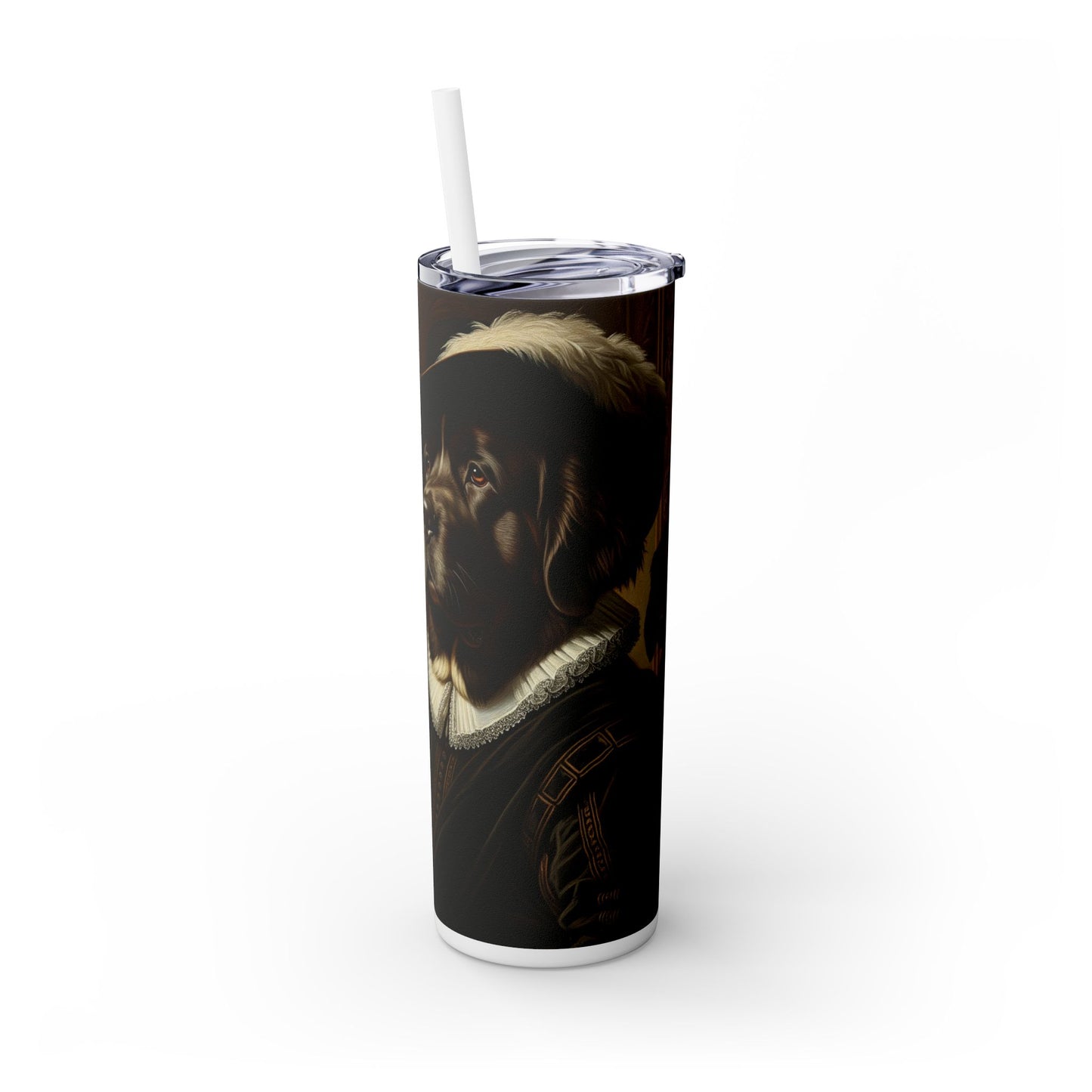Newfoundland Skinny Tumbler with Straw, 20oz