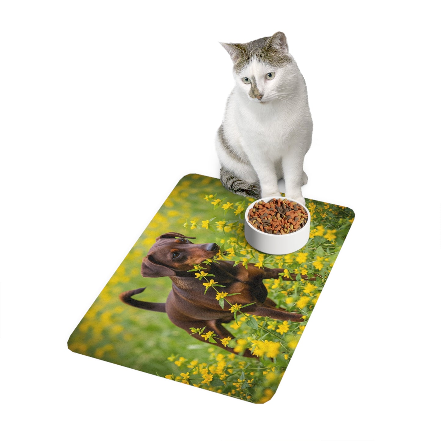 Pet Food Mat (12x18) - German Pinscher