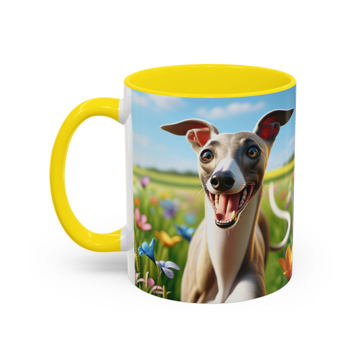 Whippet Accent Coffee Mug - Perfect Gift for Dog Lovers