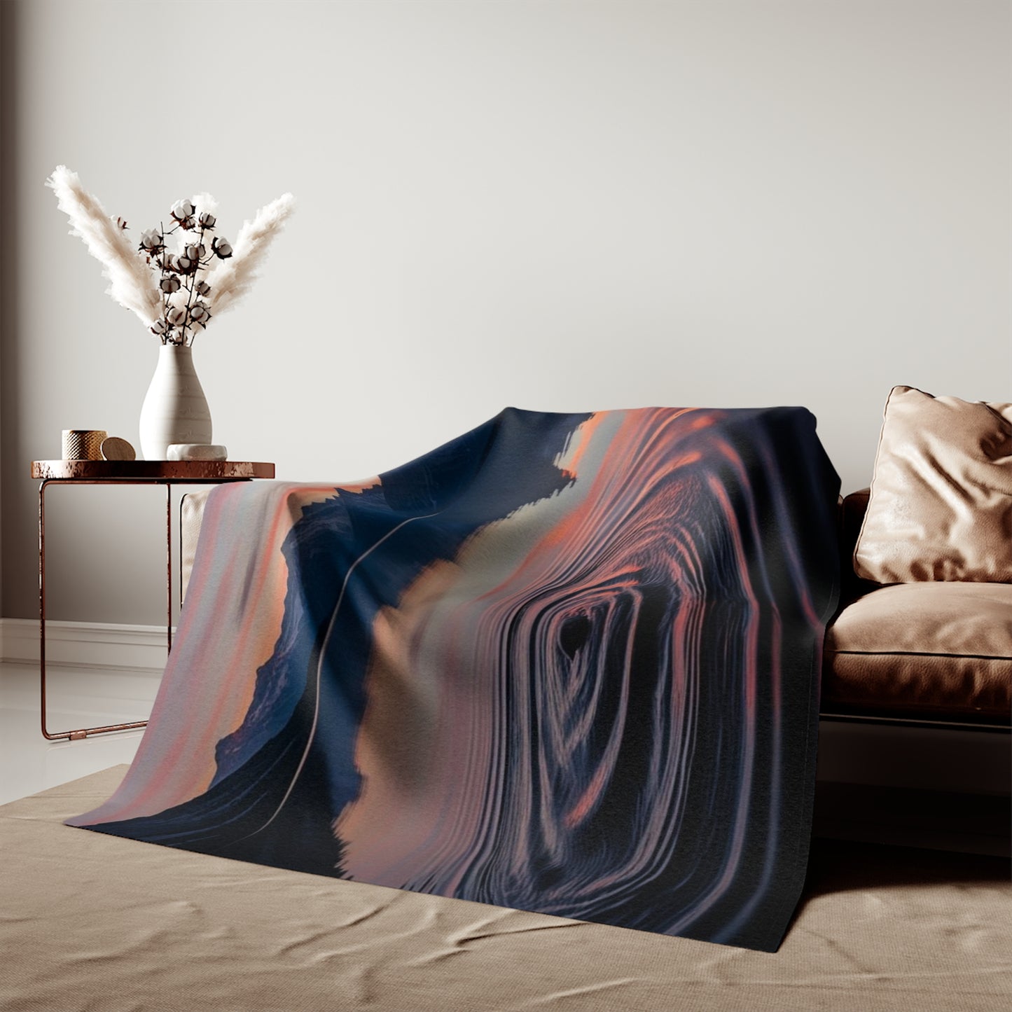 Ripple in a Lake Sweatshirt Blanket