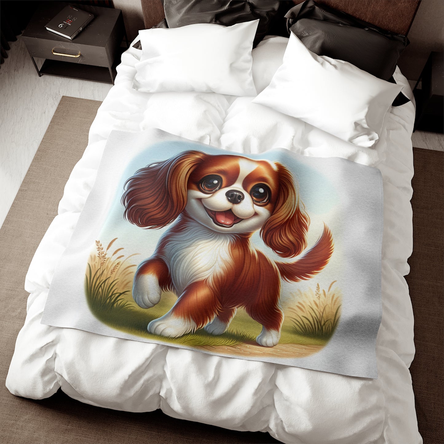 English Toy Spaniel Sweatshirt Blanket