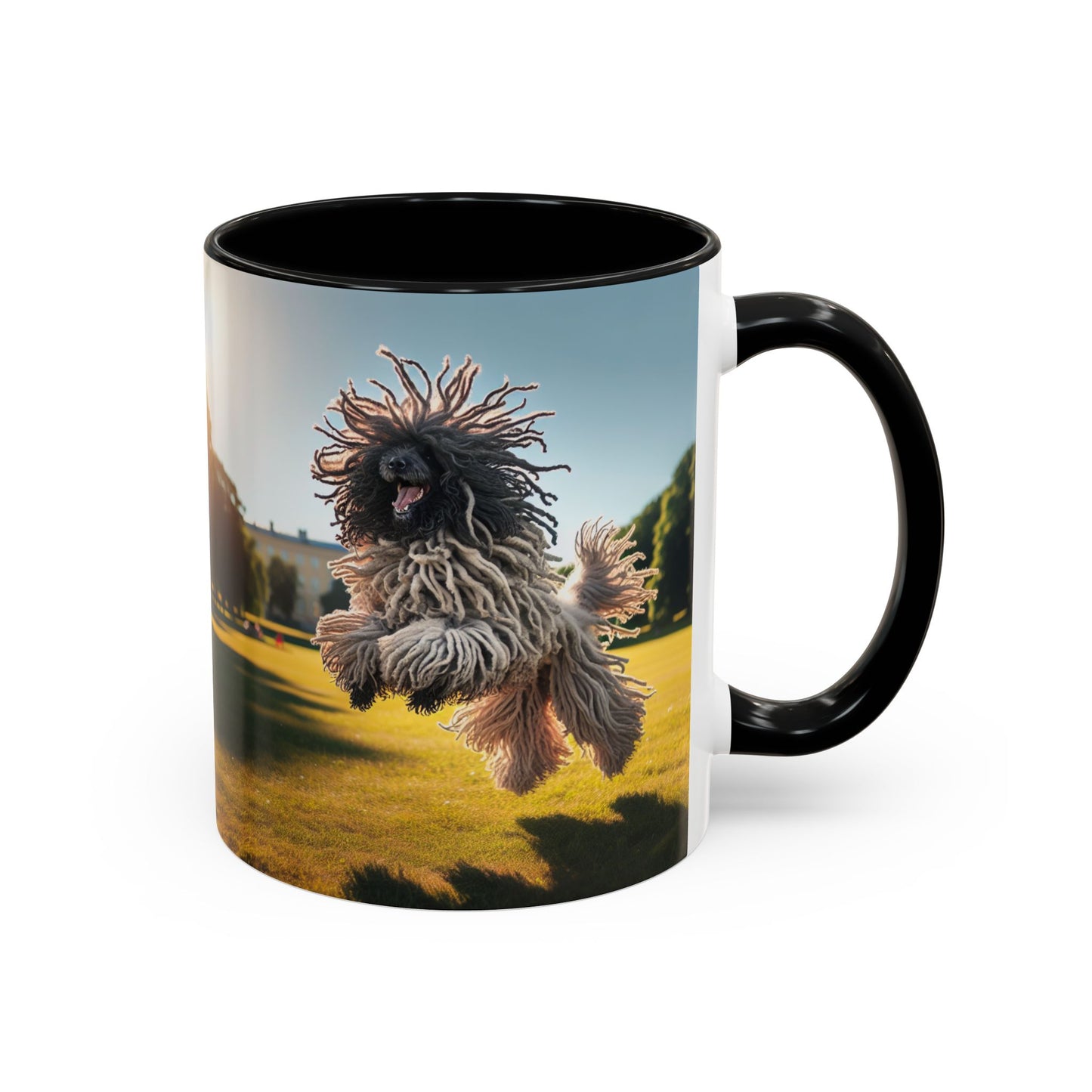 Puli Accent Coffee Mug - Perfect Gift for Dog Lovers