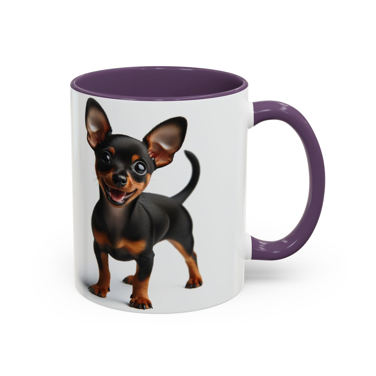 Miniature Pinscher Accent Coffee Mug - Perfect Gift for Dog Lovers