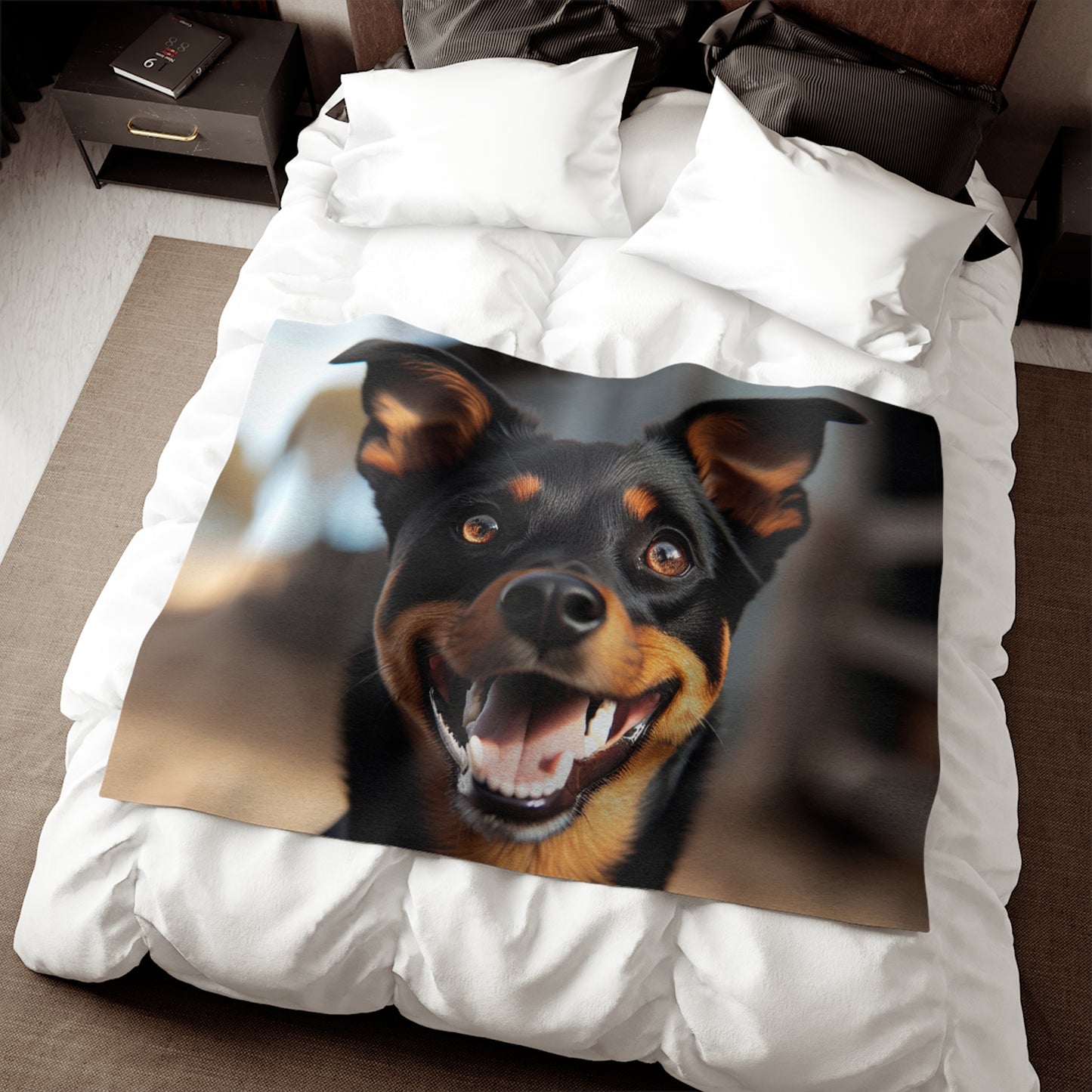 Working Kelpie Sweatshirt Blanket