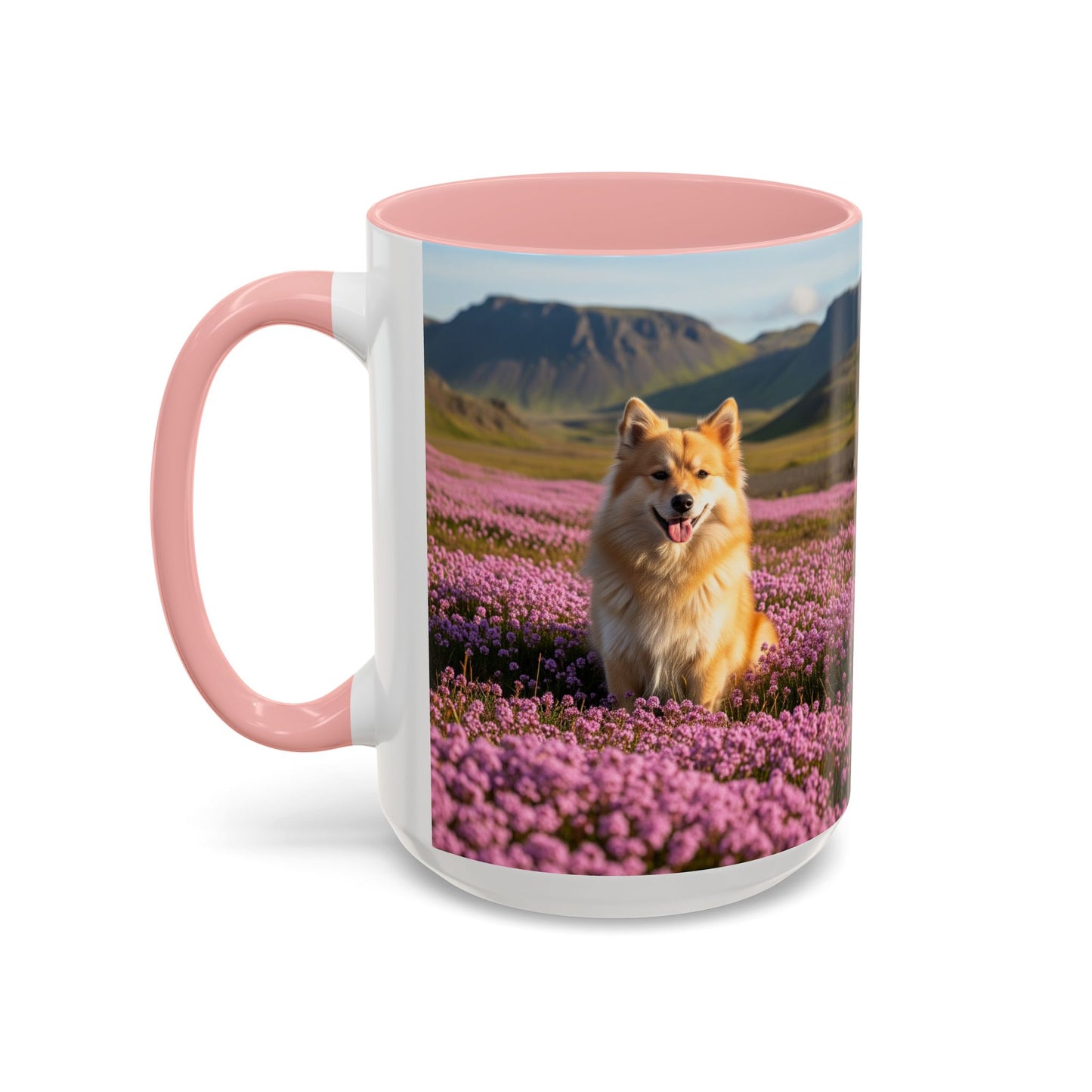 Icelandic Sheepdog Accent Coffee Mug - Perfect Gift for Dog Lovers