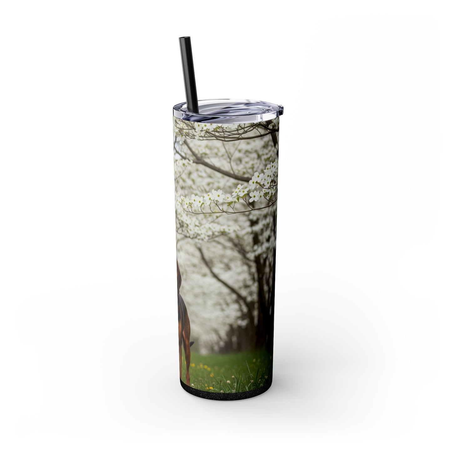 Plott Hound Tumbler with Straw, 20oz
