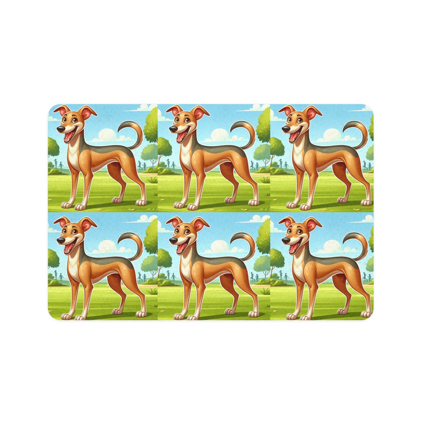 Pet Food Mat (12x18) - Azawakh