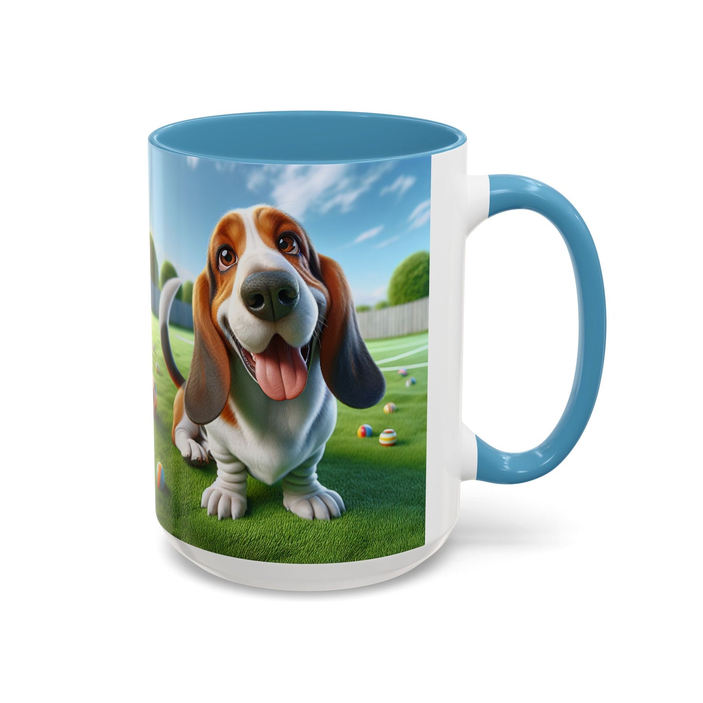 Basset Hound Accent Coffee Mug - Perfect Gift for Dog Lovers