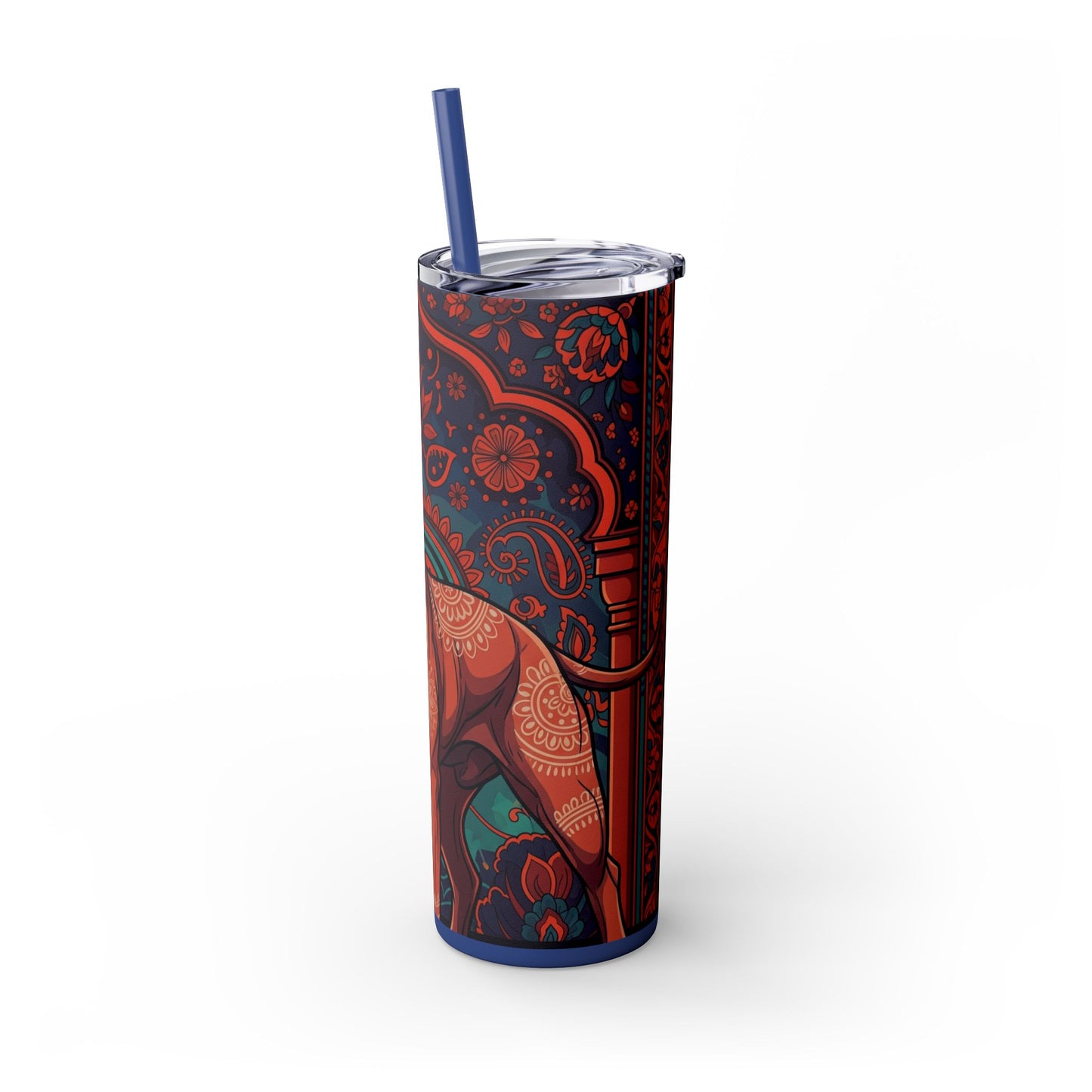 Bully Kutta Skinny Tumbler with Straw, 20oz