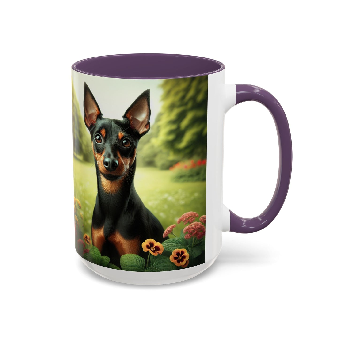 Manchester Terrier Accent Coffee Mug - Perfect Gift for Dog Lovers