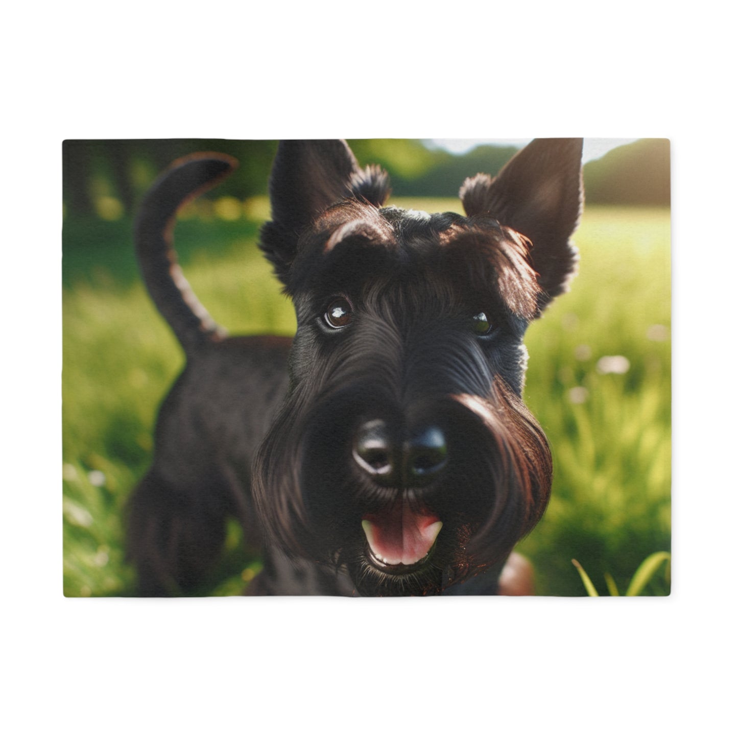 Scottish Terrier Sweatshirt Blanket
