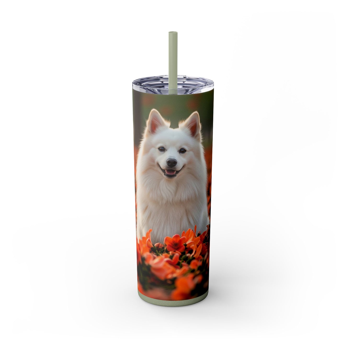 Indian Spitz Tumbler with Straw, 20oz