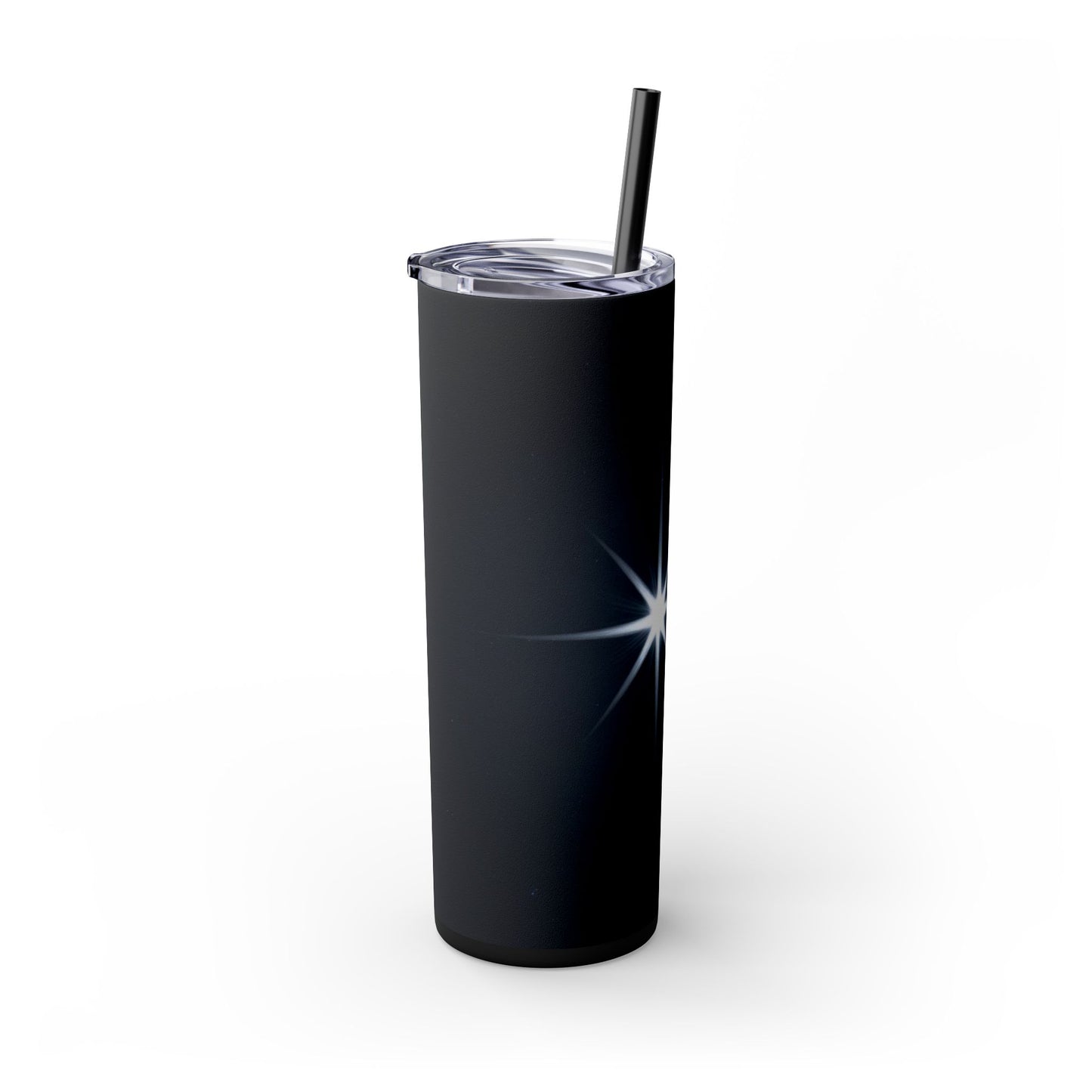 North Star Skinny Tumbler with Straw, 20oz