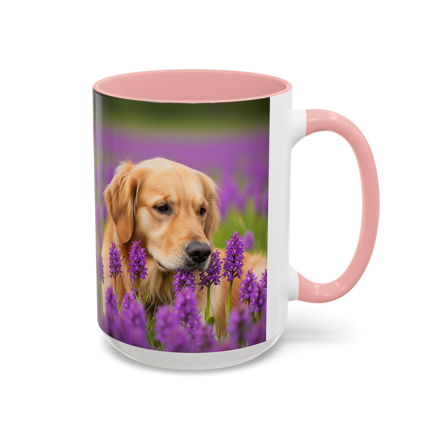Golden Retriever Accent Coffee Mug - Perfect Gift for Dog Lovers
