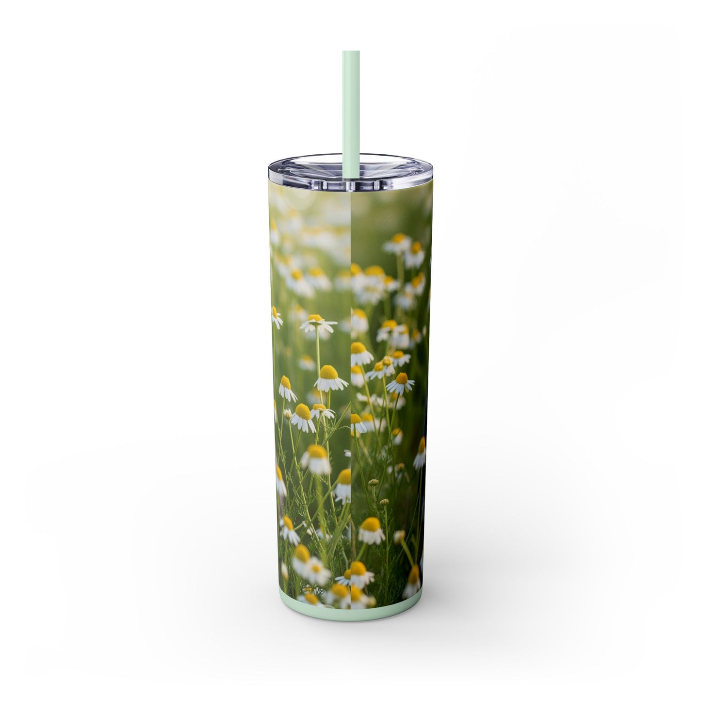 Miniature Schnauzer Skinny Tumbler with Straw, 20oz