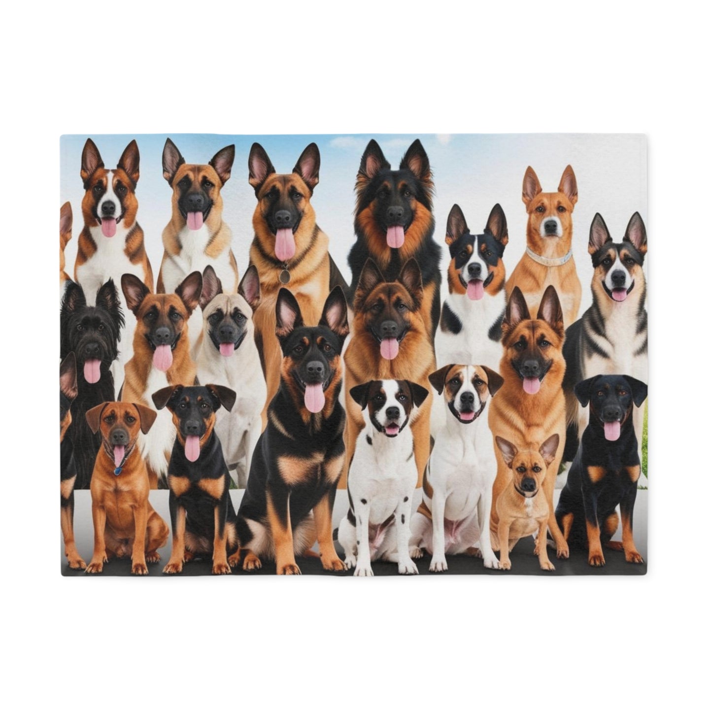 German Dogs Sweatshirt Blanket