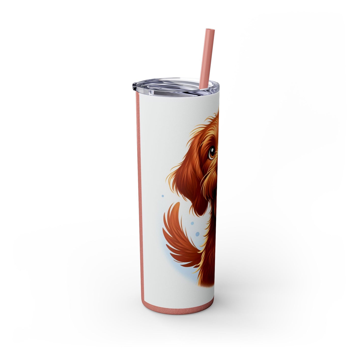 Hungarian Wirehaired Vizsla Tumbler with Straw, 20oz