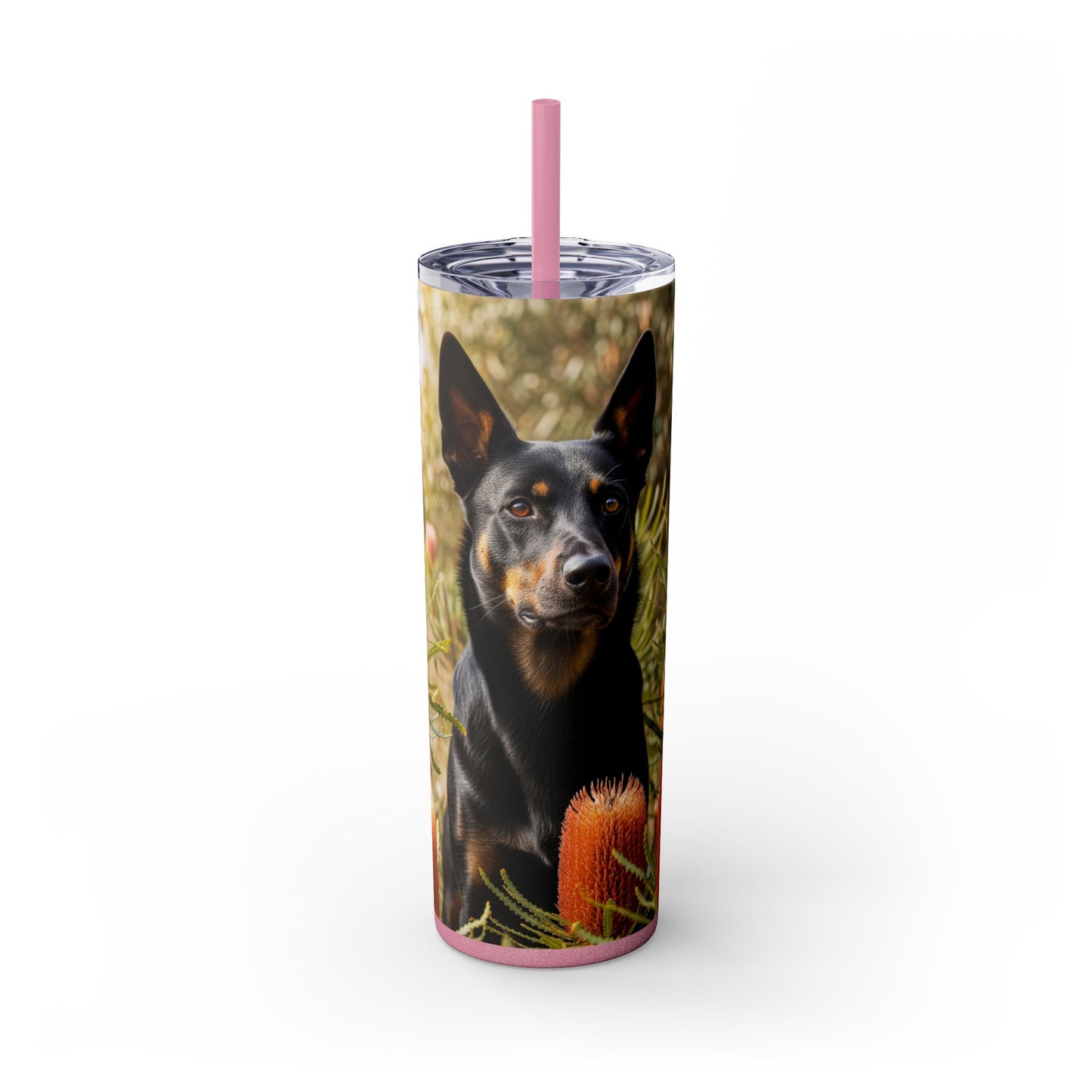 Working Kelpie Tumbler with Straw, 20oz