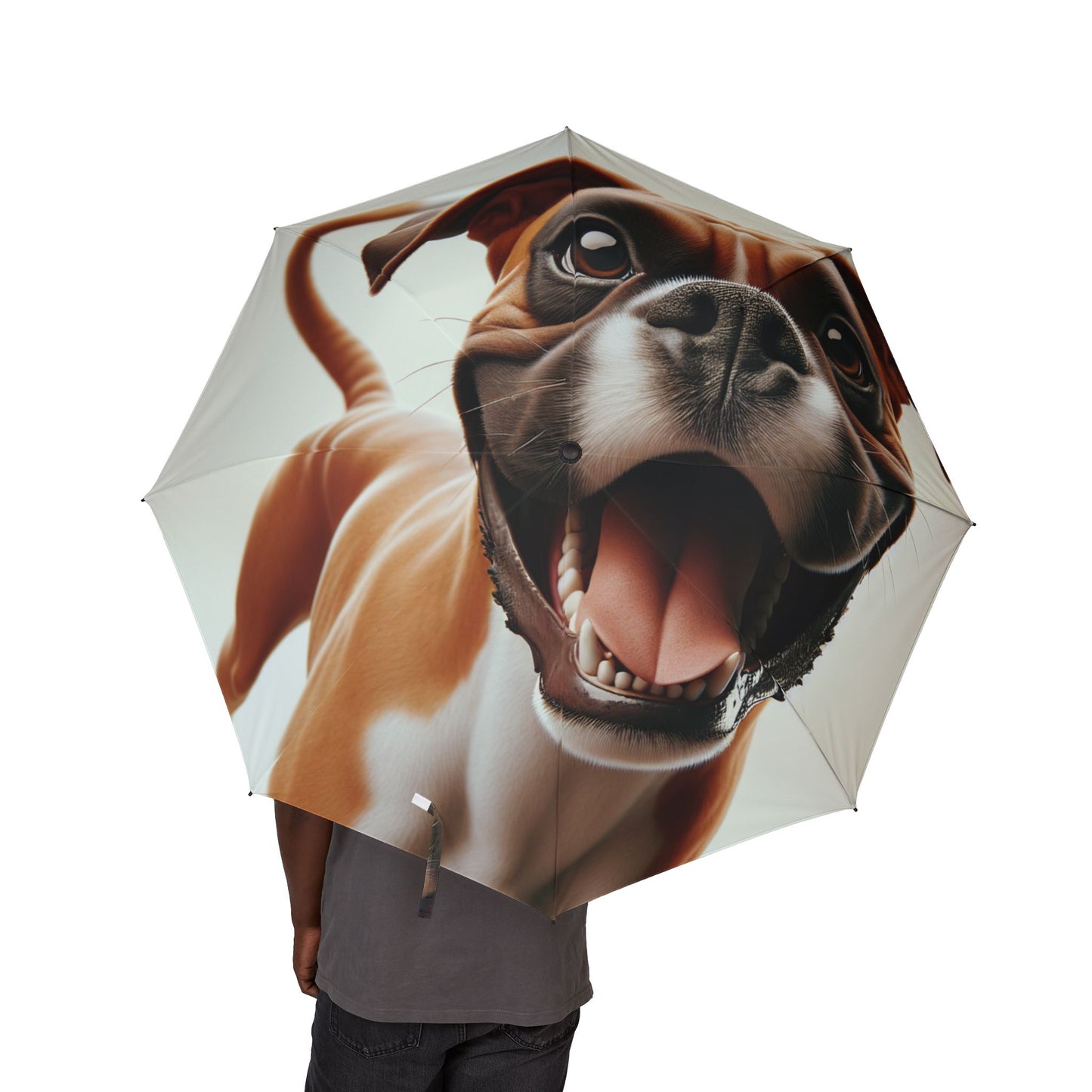 Boxer Semi-Automatic Foldable Umbrella