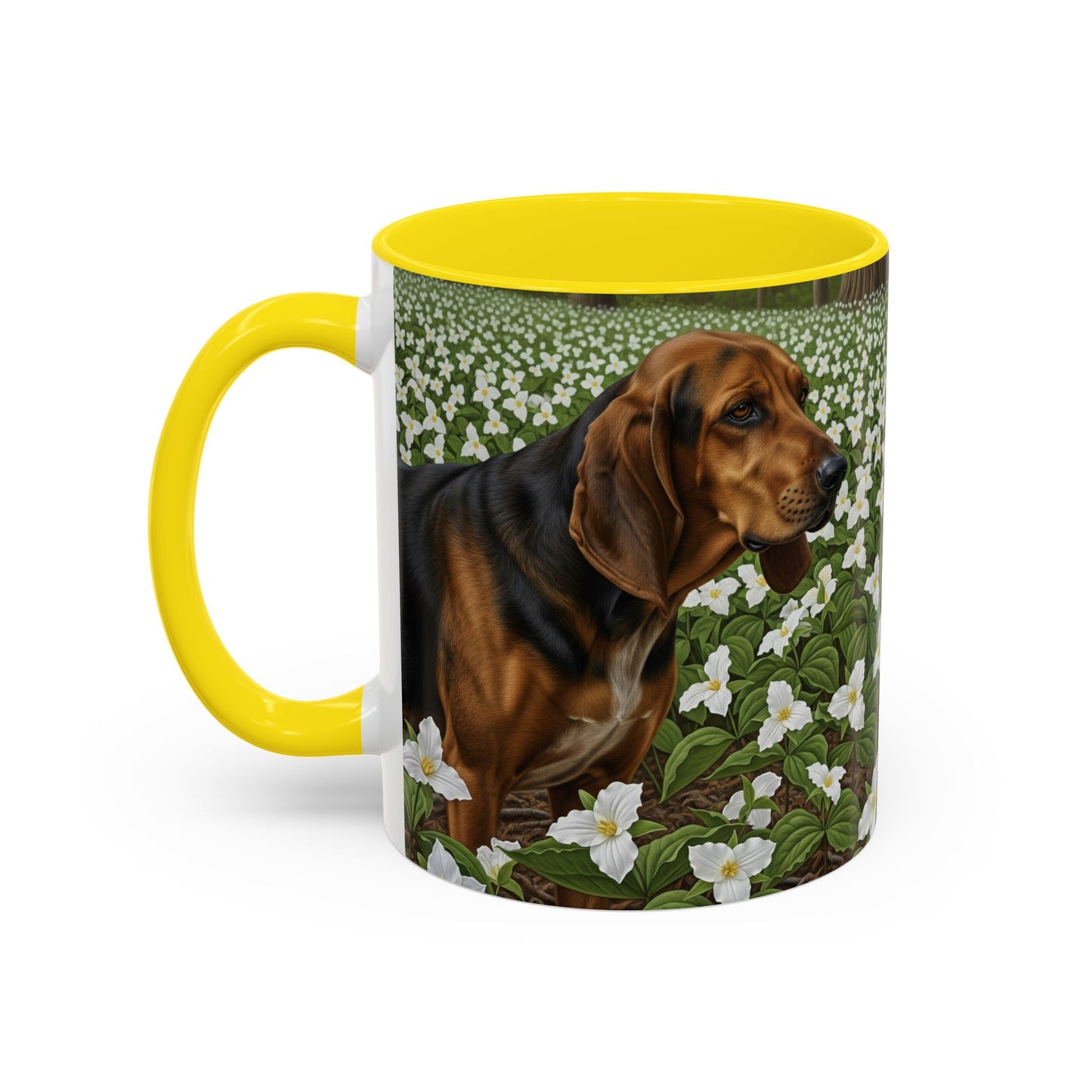 Treeing Walker Coonhound Accent Coffee Mug - Perfect Gift for Dog Lovers