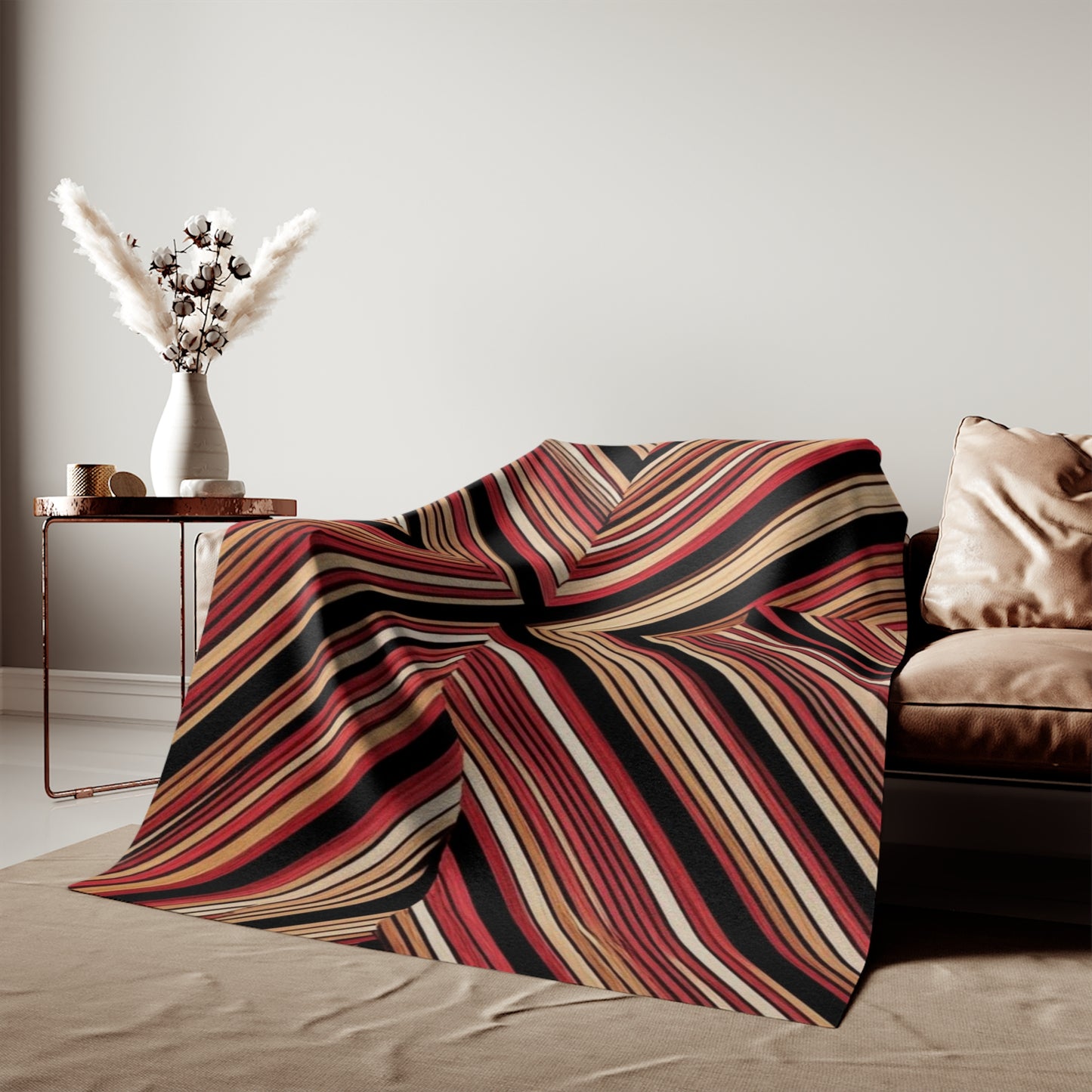 Optical Illusion Sweatshirt Blanket