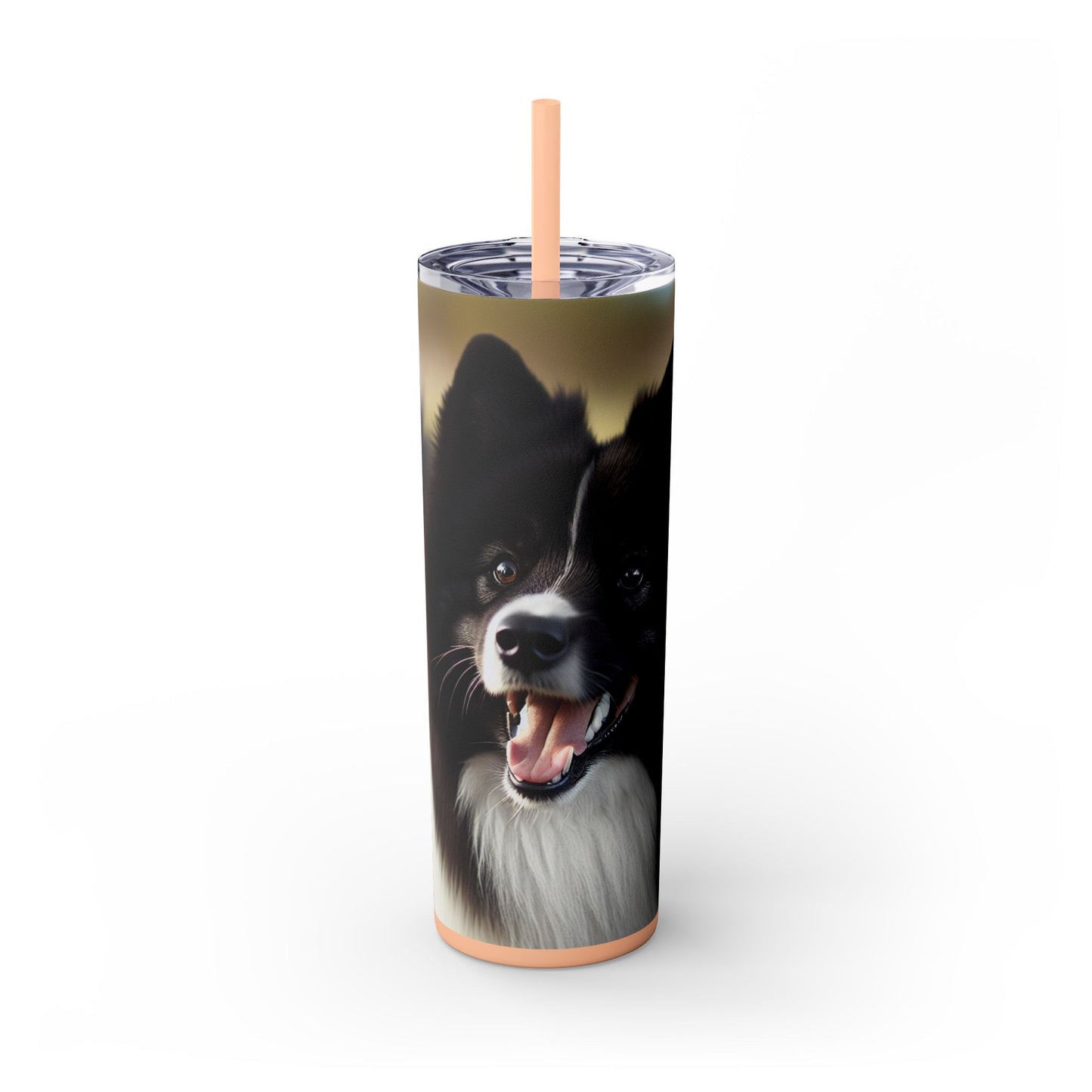 Karelian Bear Dog Tumbler with Straw, 20oz