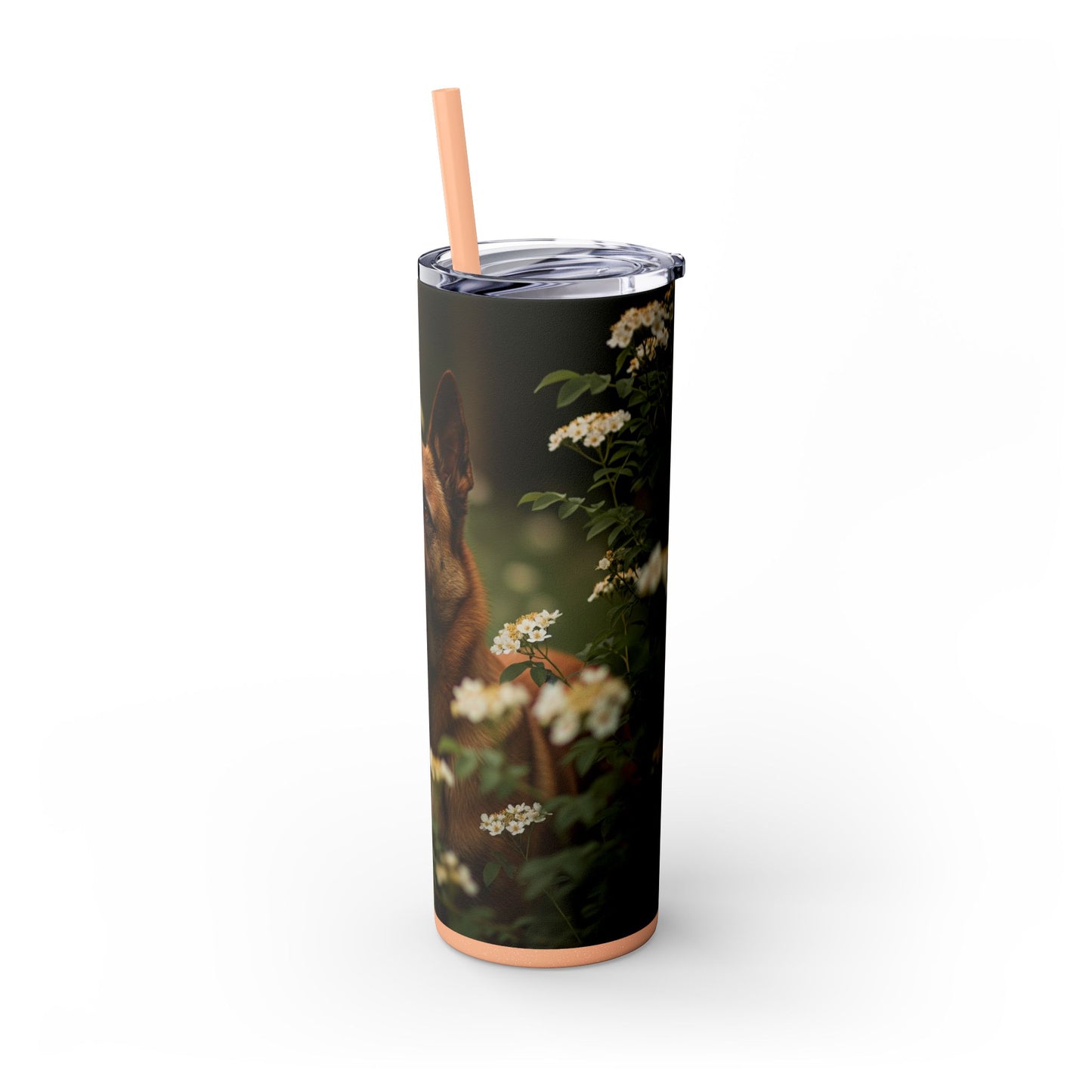 Belgian Shepherd Dog Laekenois Tumbler with Straw, 20oz